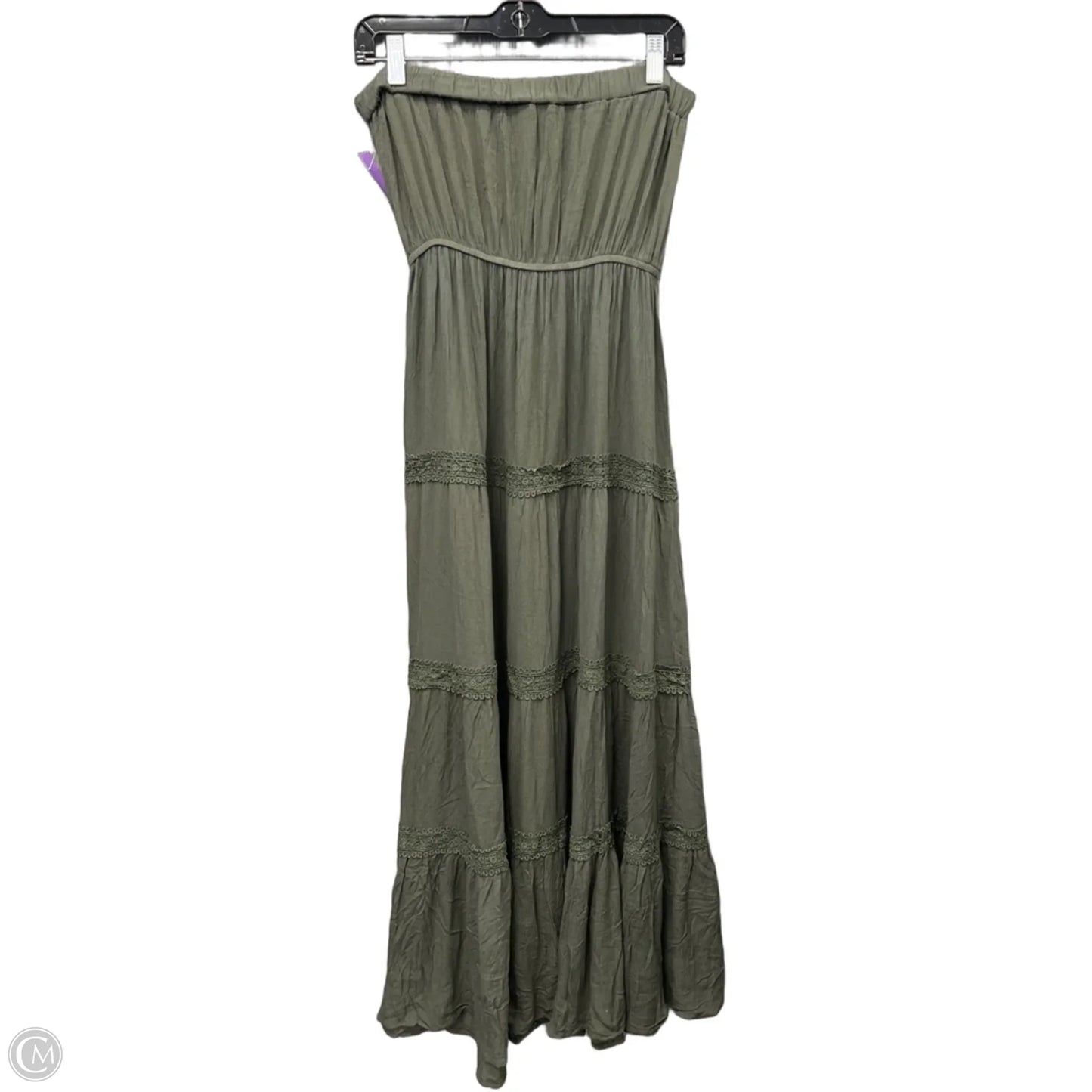 Dress Casual Maxi By Faded Rose In Green, Size: L