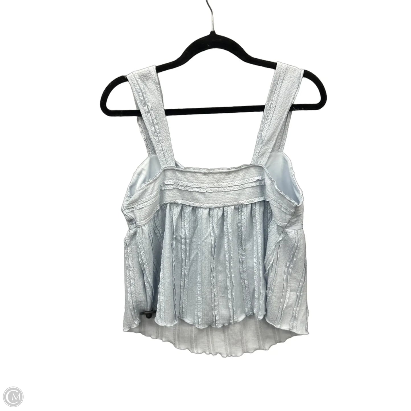 Top Sleeveless By Derek Heart In Blue, Size: 1x