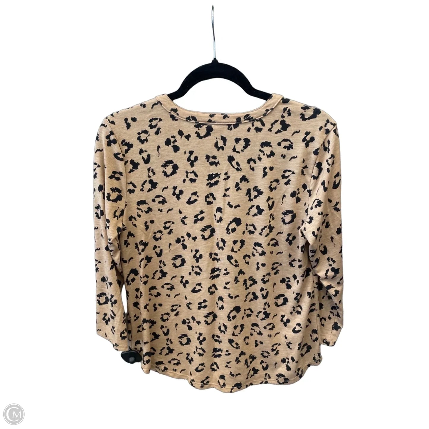 Top Long Sleeve By Liz Claiborne In Brown, Size: M