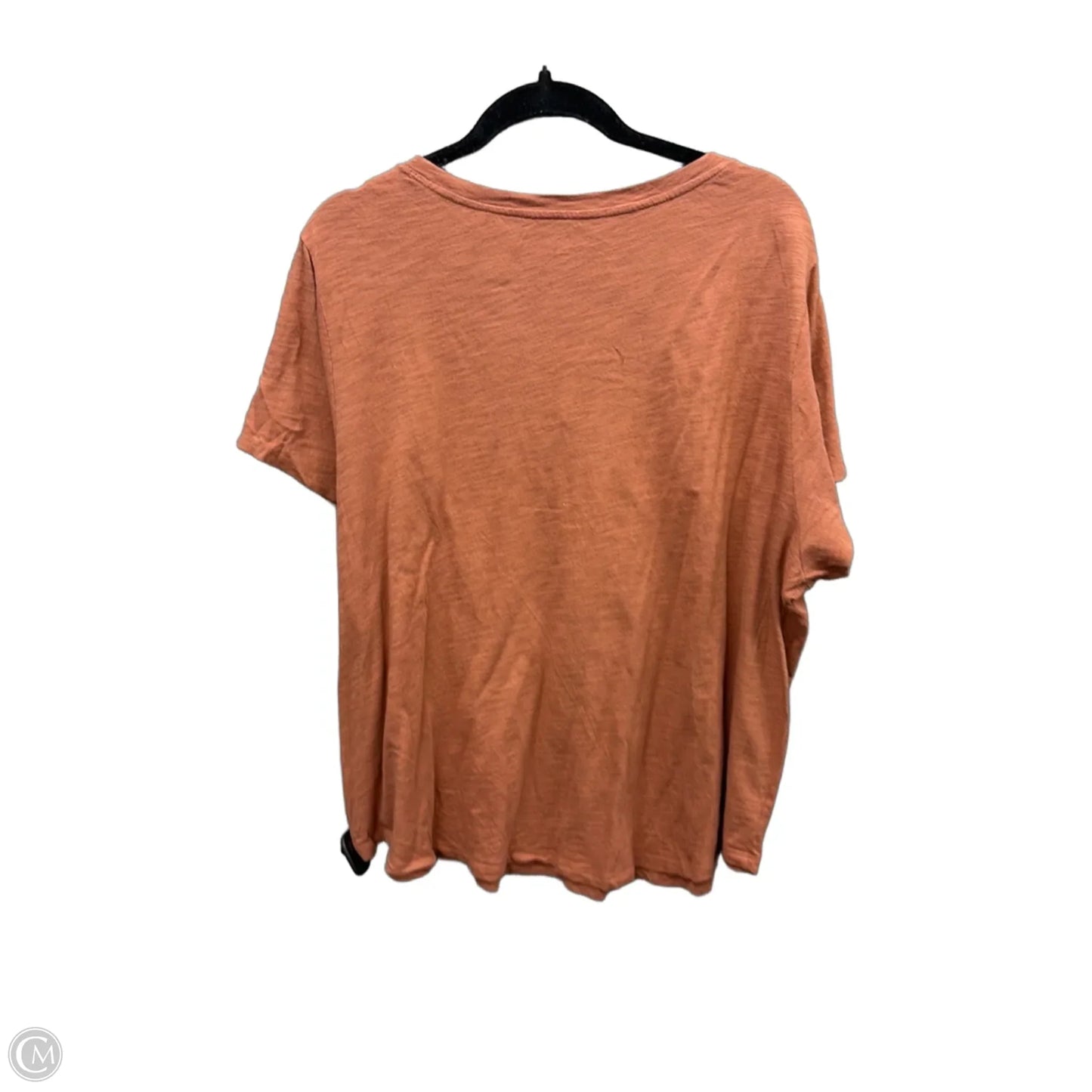 Top Short Sleeve Basic By Old Navy In Brown, Size: Xxl