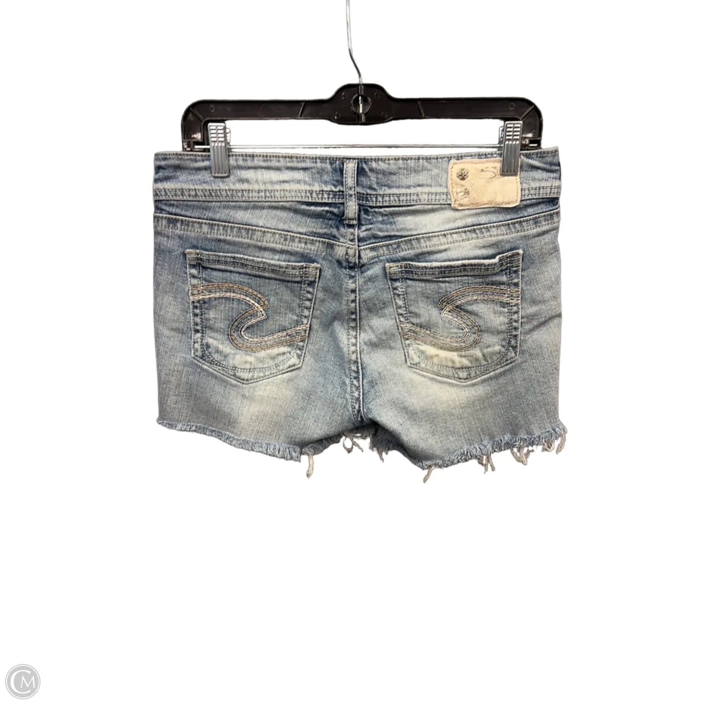 Shorts By Silver In Blue Denim, Size: 8
