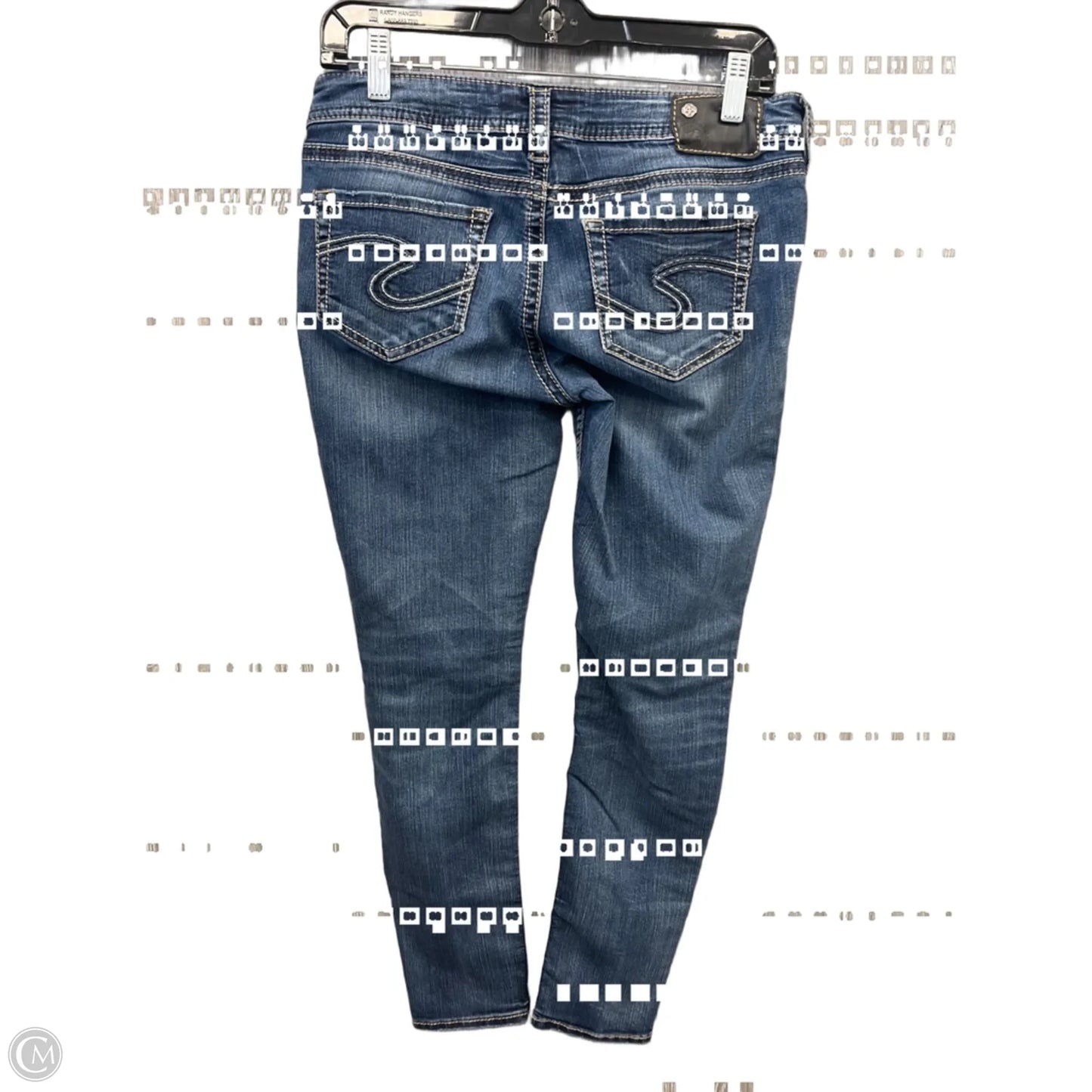 Jeans Skinny By Silver In Blue Denim, Size: 8