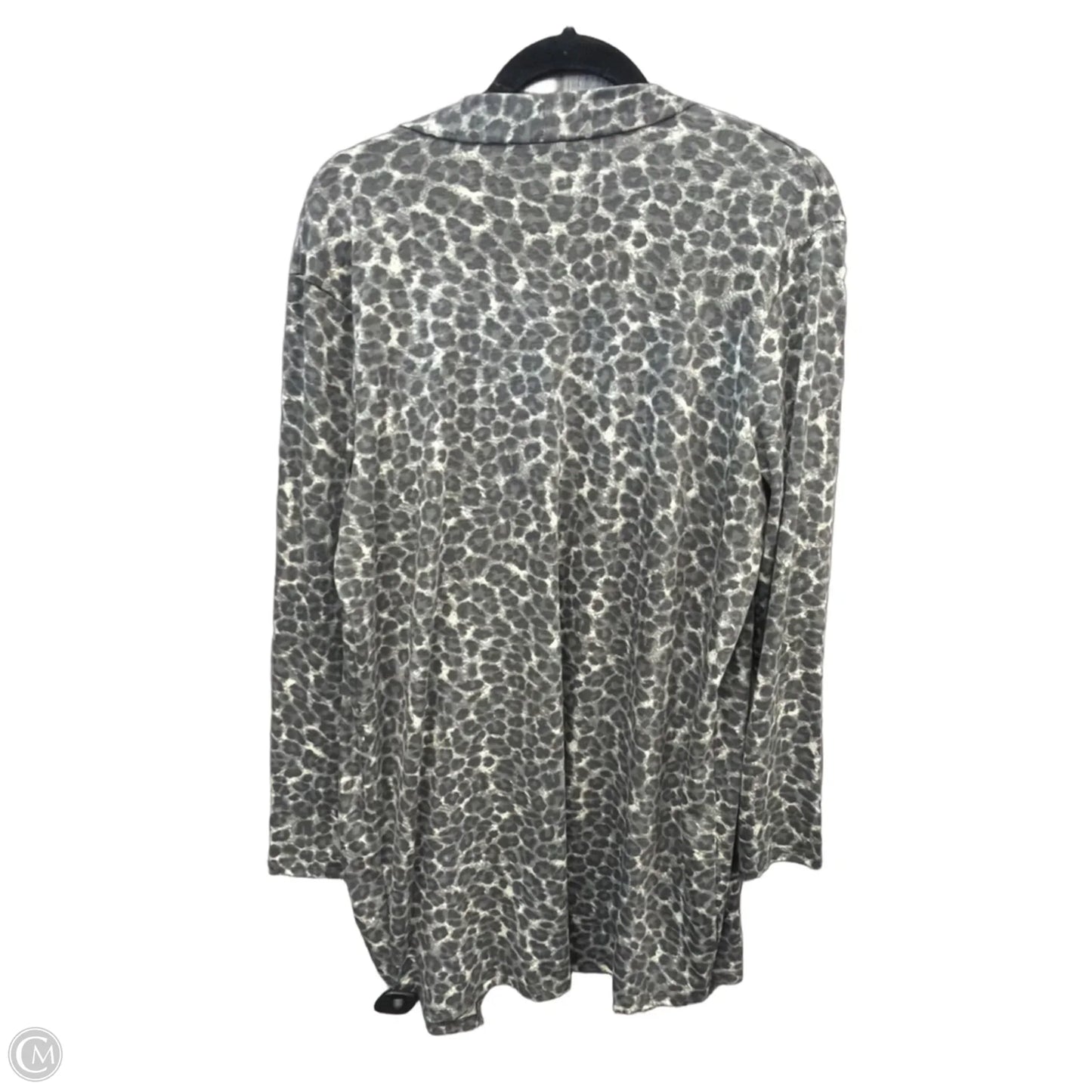 Cardigan By Zenana In Animal Print, Size: 1x