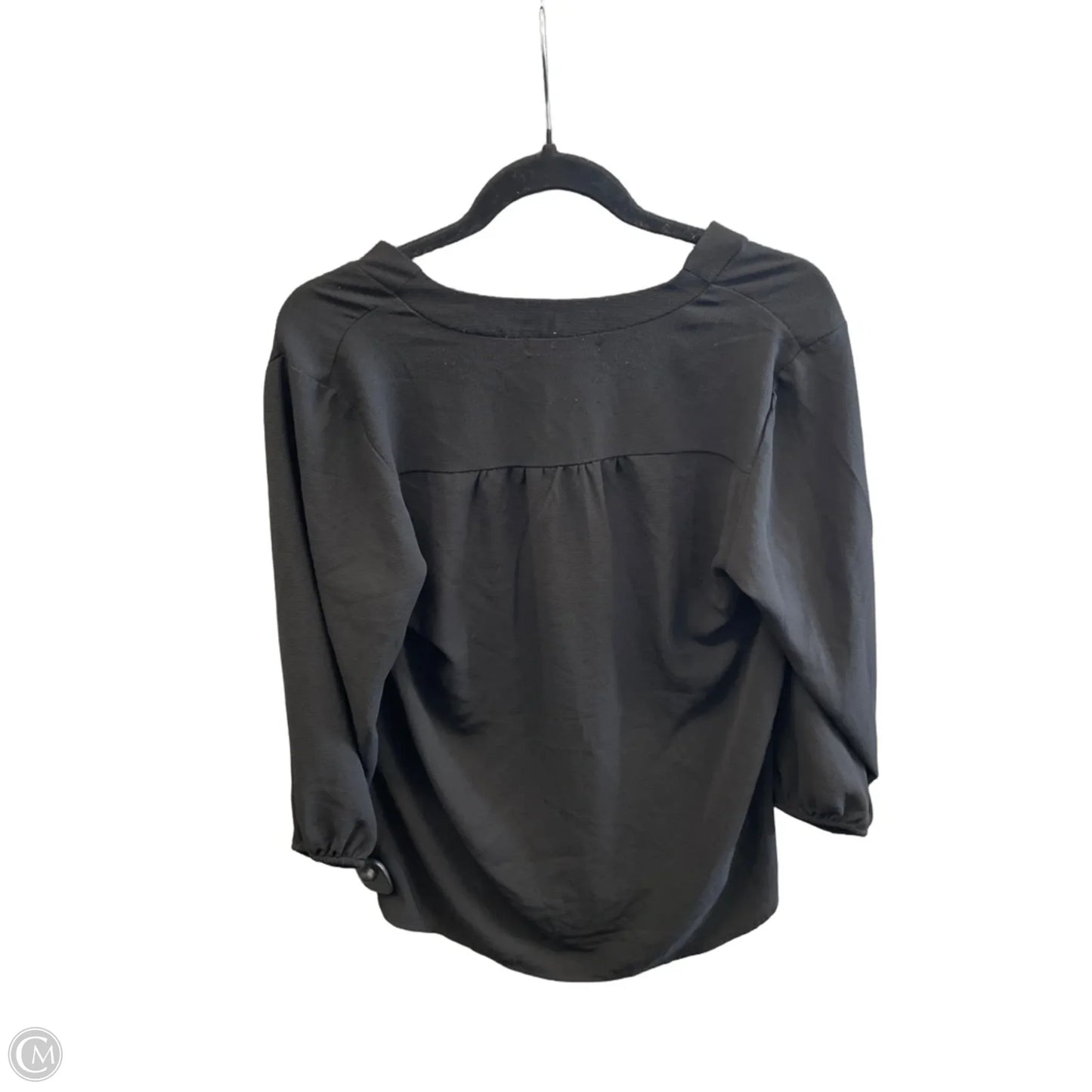 Top Long Sleeve By Jon And Anna In Black, Size: L