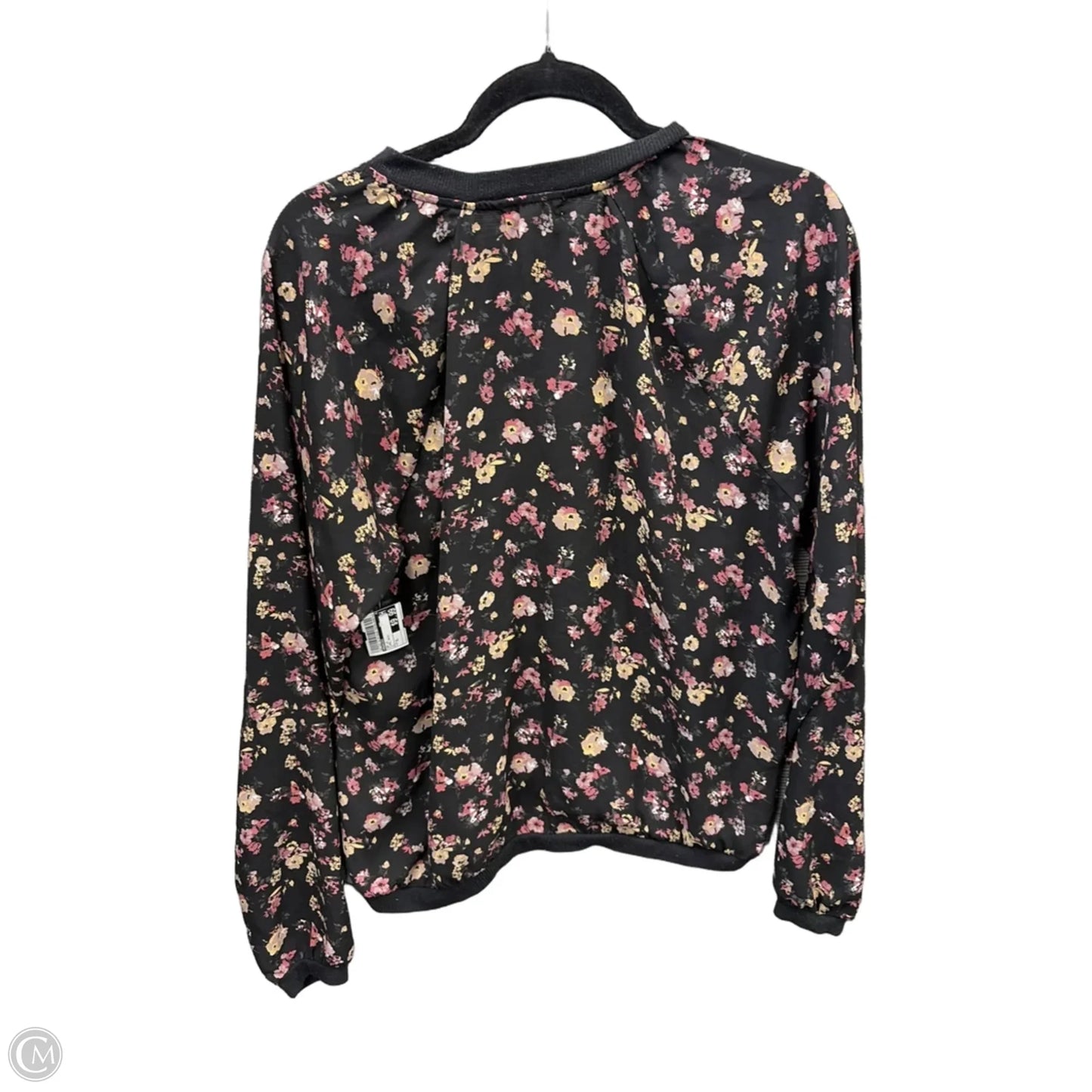 Top Long Sleeve By Maurices In Floral Print, Size: Xl