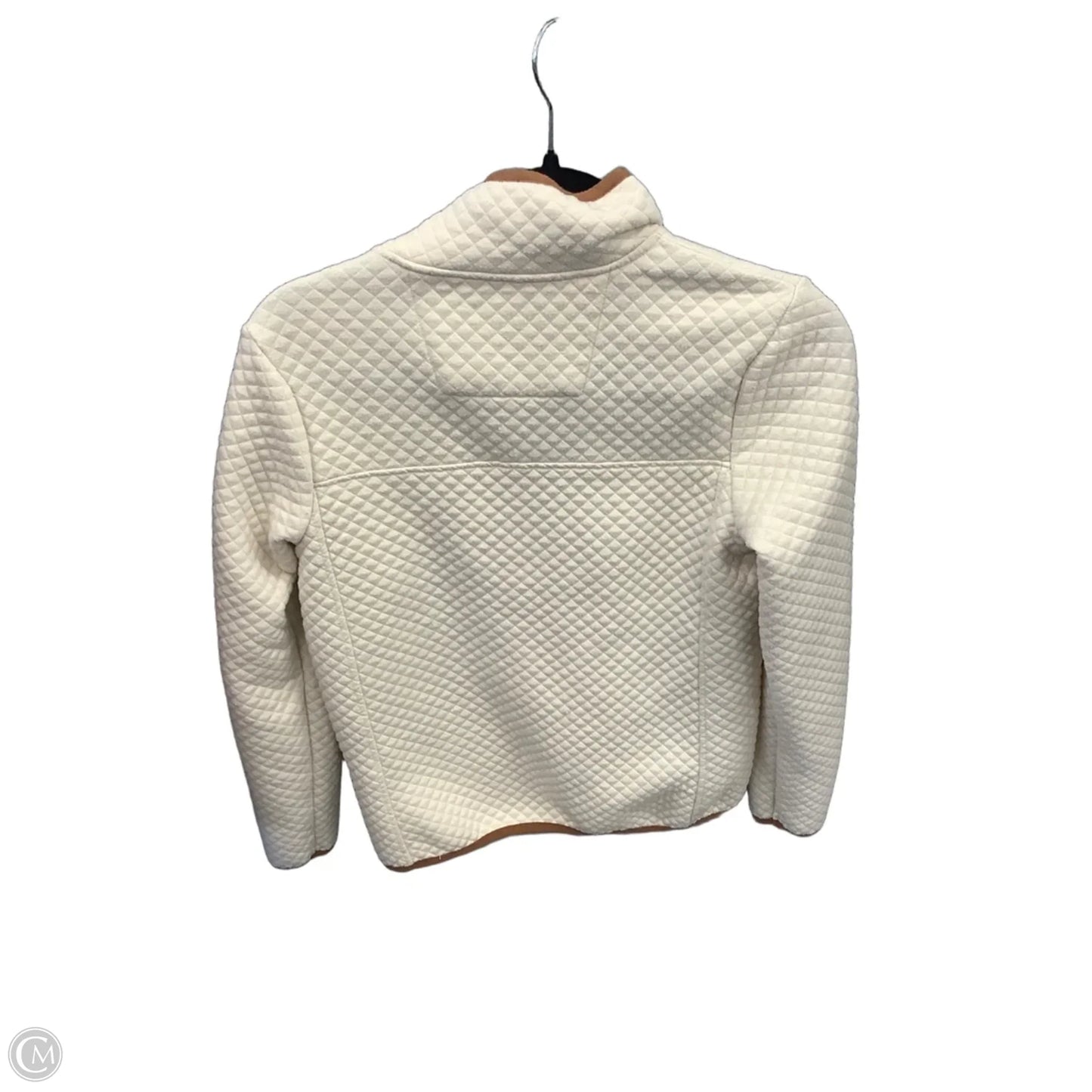 Sweatshirt Collar By Jones And Co In Cream, Size: S