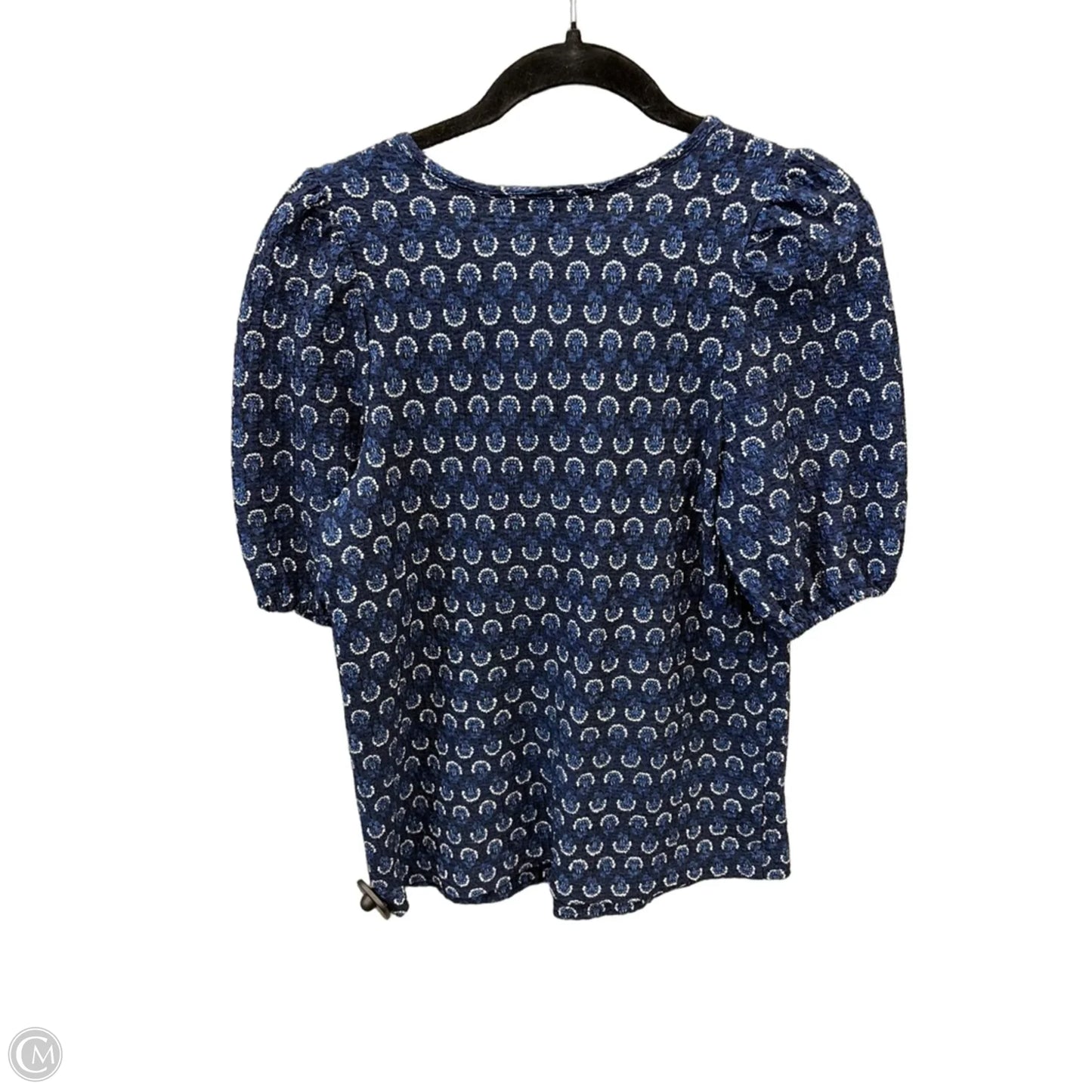 Top Short Sleeve By Loft In Blue, Size: Xs