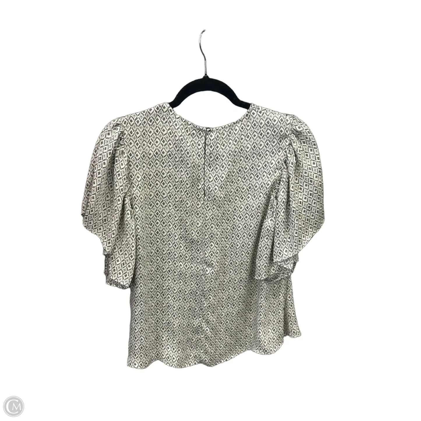Top Short Sleeve By H&m In White, Size: Xs