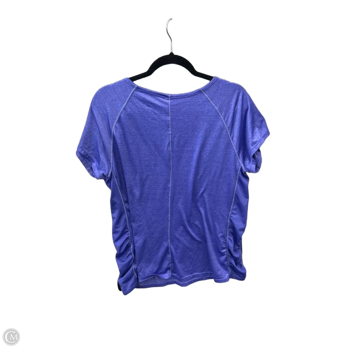 Athletic Top Short Sleeve By Tangerine In Purple, Size: Xxl