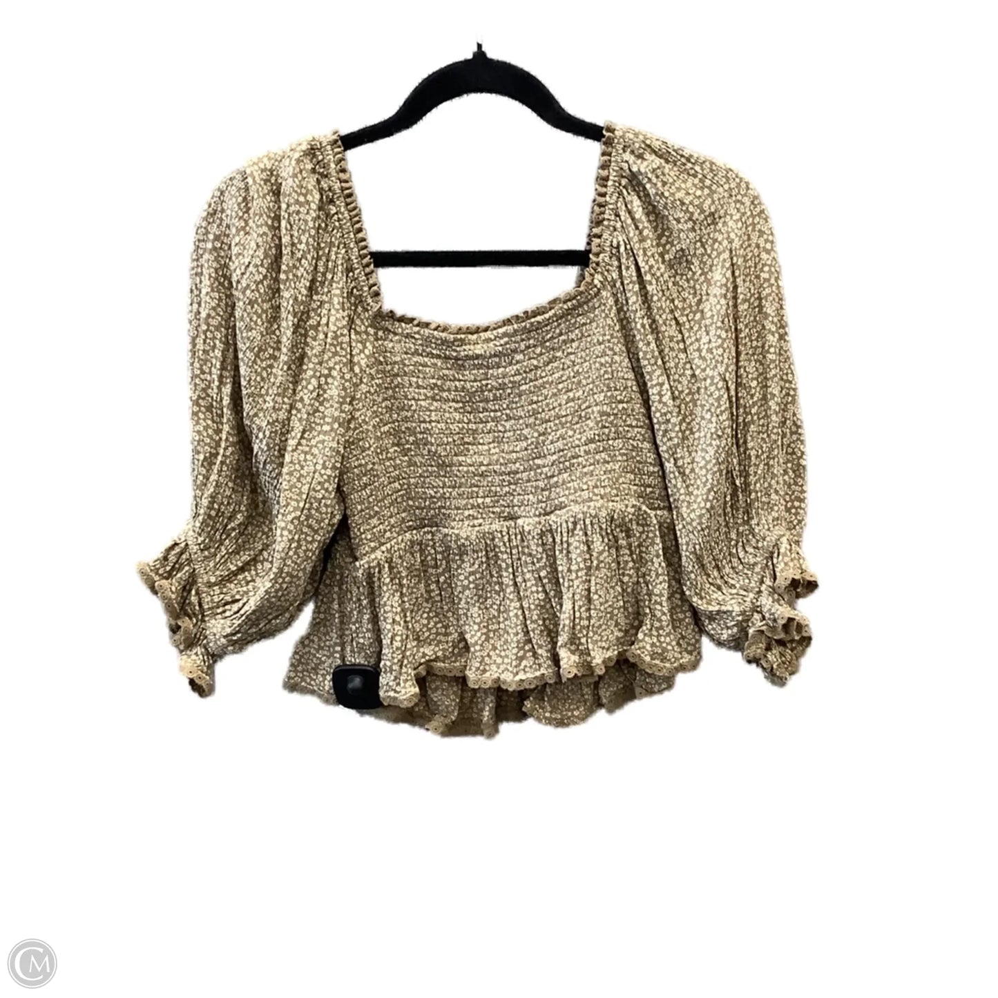 Top Long Sleeve By Free People In Green, Size: Xs