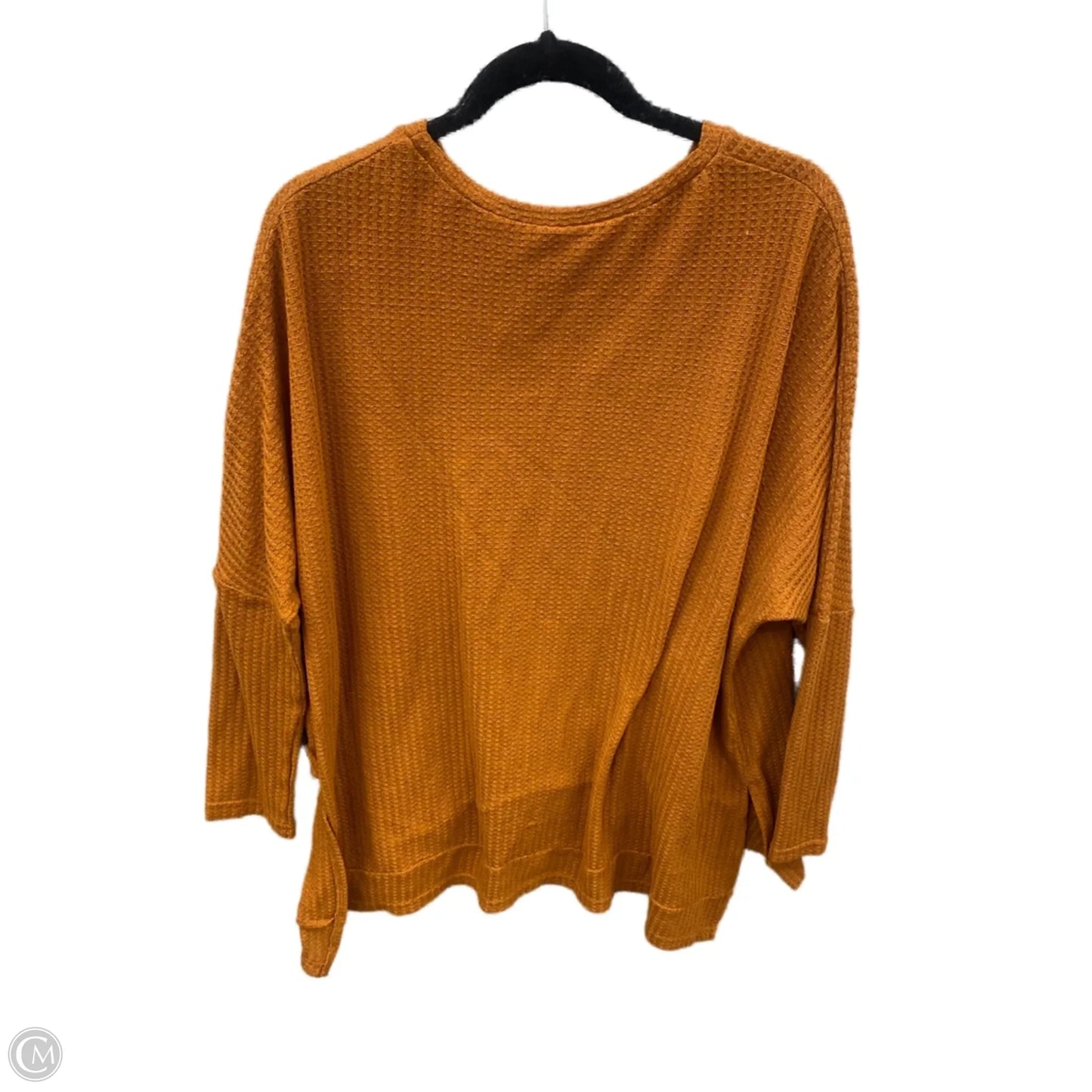 Top Long Sleeve By Clothes Mentor In Orange, Size: M