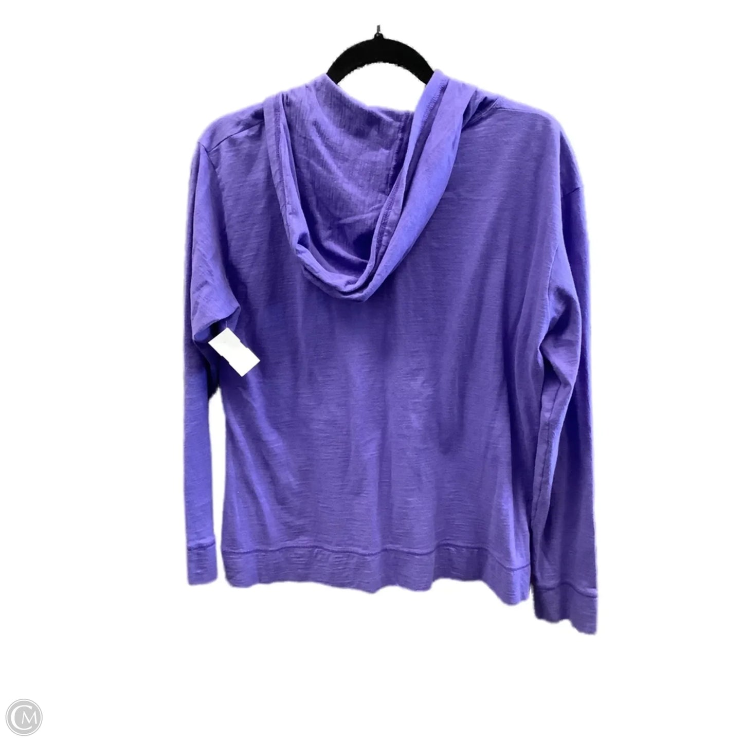 Top Long Sleeve By Hanes In Purple, Size: L
