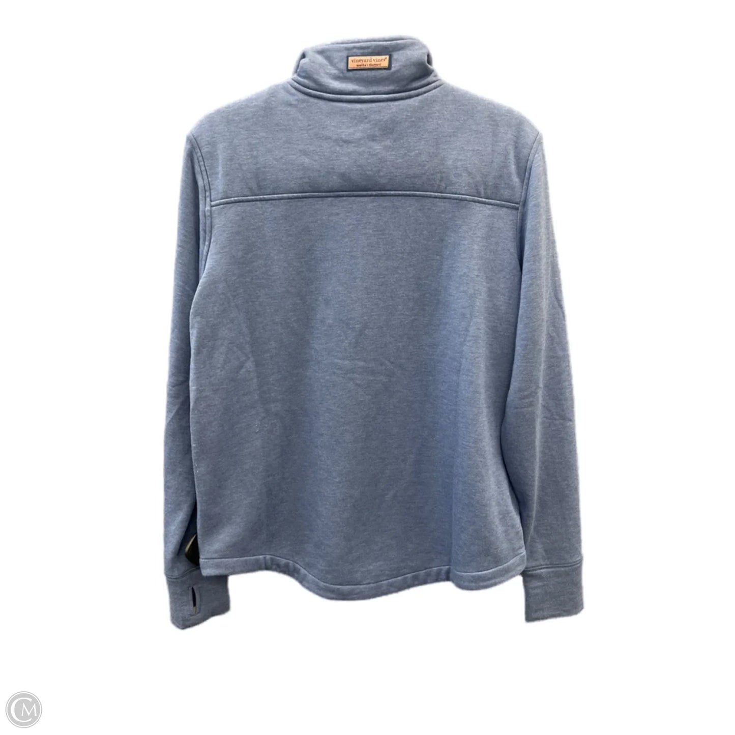 Sweatshirt Collar By Vineyard Vines In Blue, Size: L