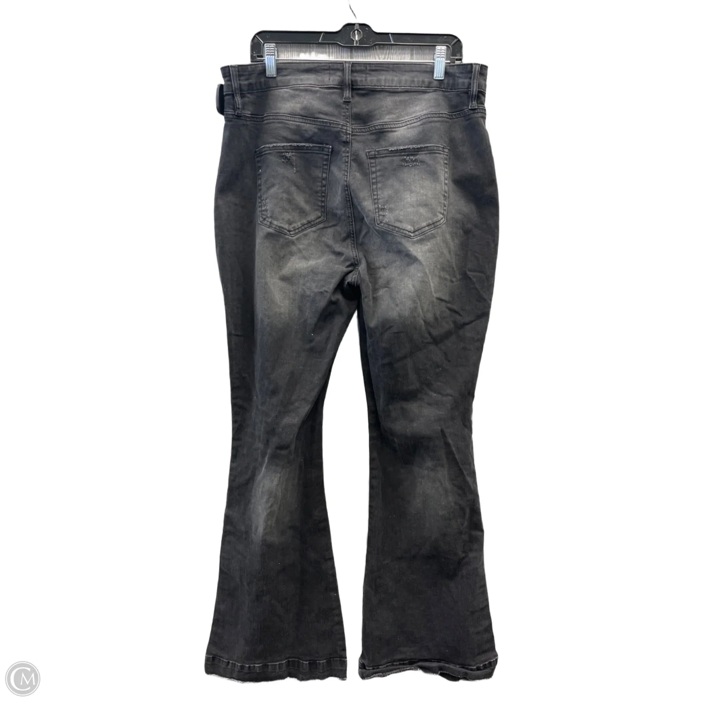 Jeans Flared By Fashion Nova In Black, Size: 16