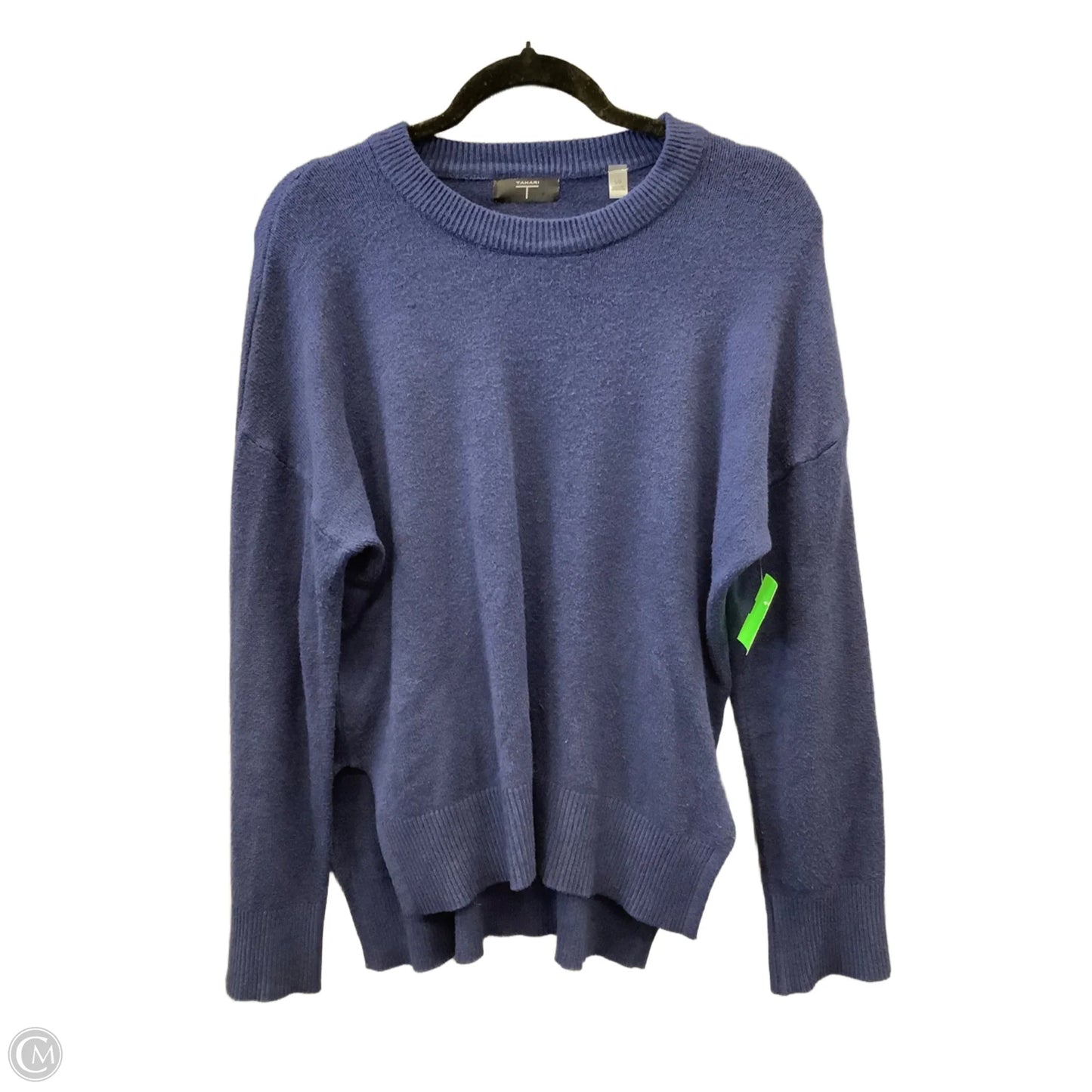 Top Long Sleeve By Tahari By Arthur Levine In Blue, Size: L