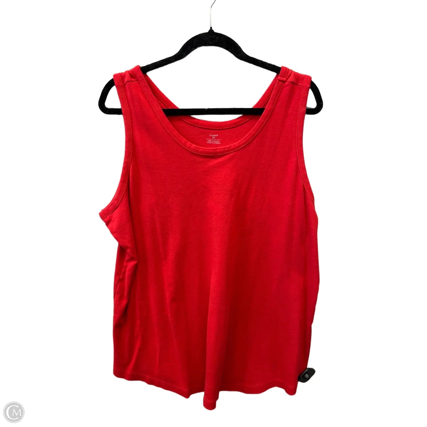 Top Sleeveless By Cj Banks In Red, Size: 1x