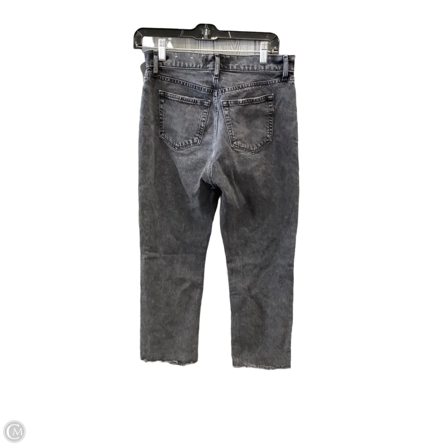 Jeans Straight By Loft In Grey Denim, Size: 4