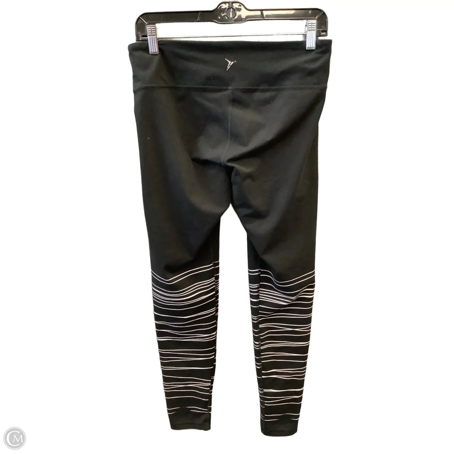 Athletic Leggings By Old Navy In Black & White, Size: L