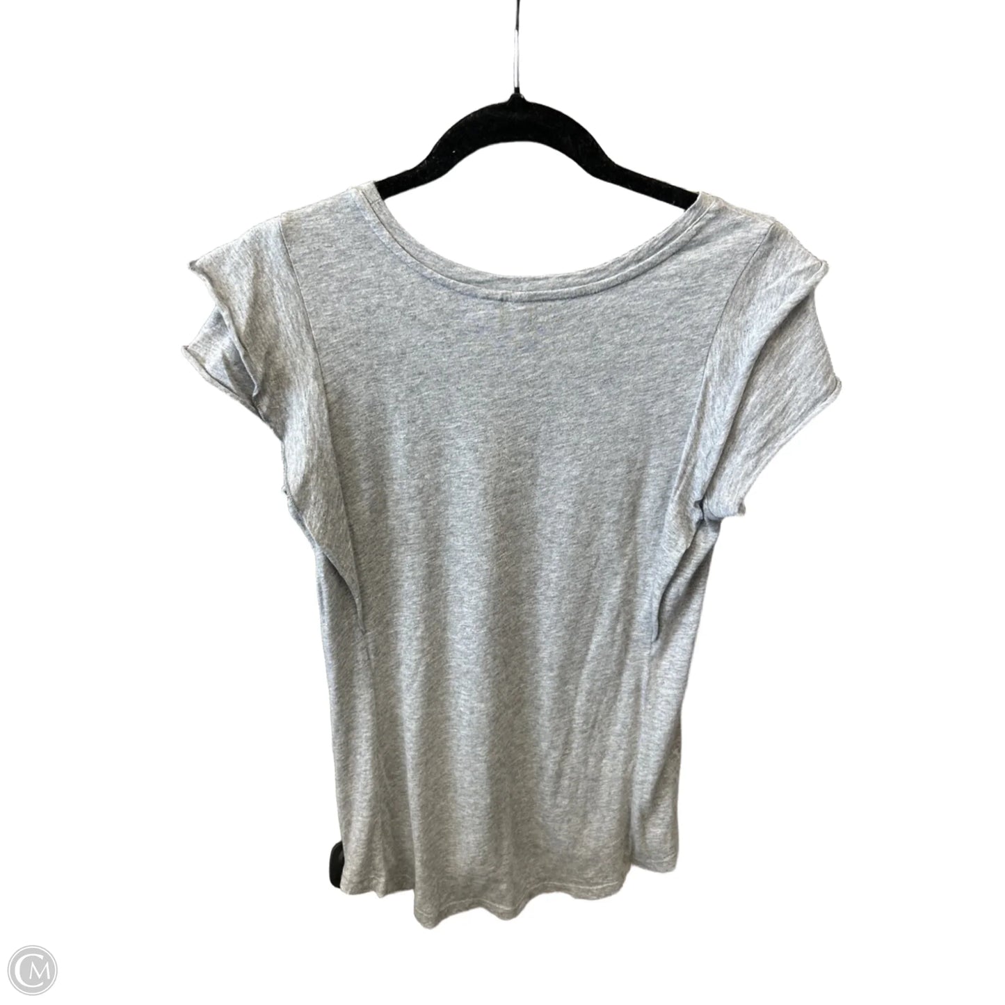 Top Short Sleeve By Cato In Grey, Size: Xs