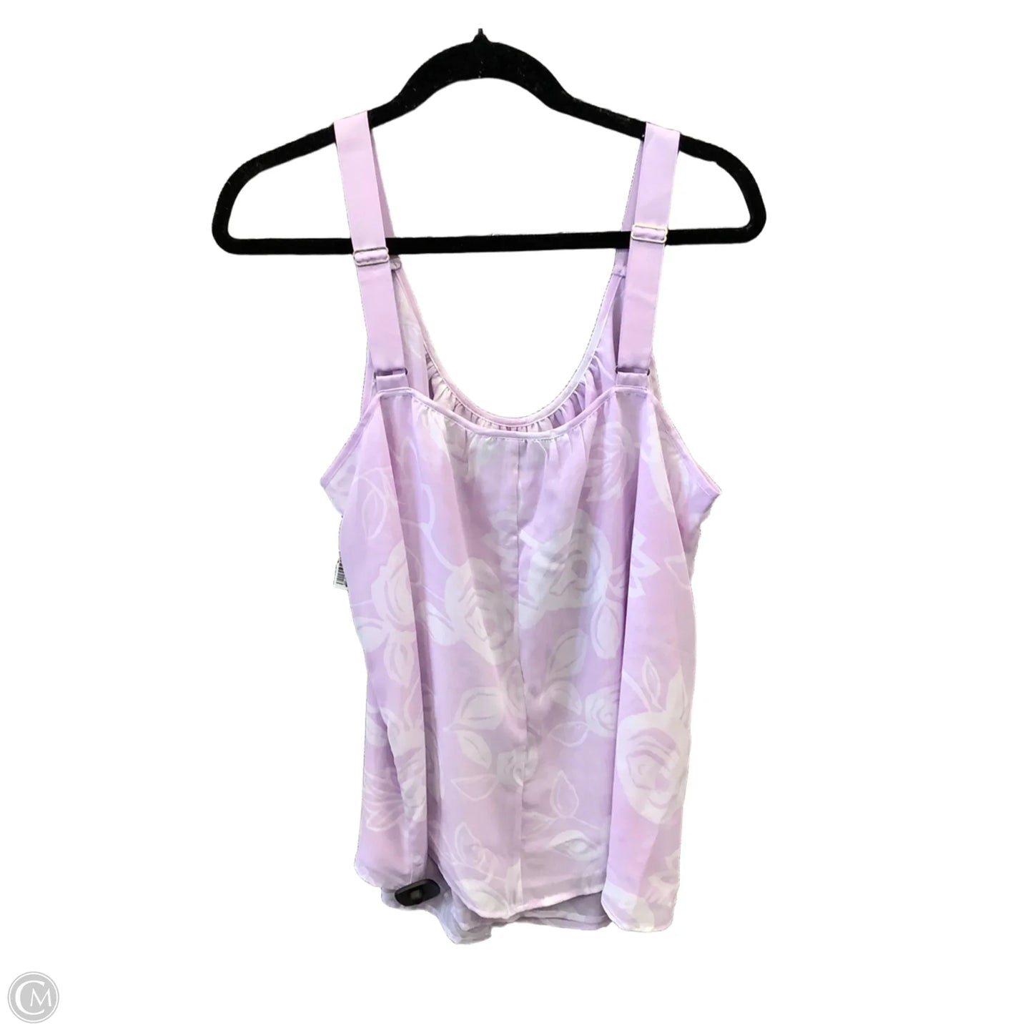 Top Sleeveless By Lane Bryant In Purple, Size: 1x