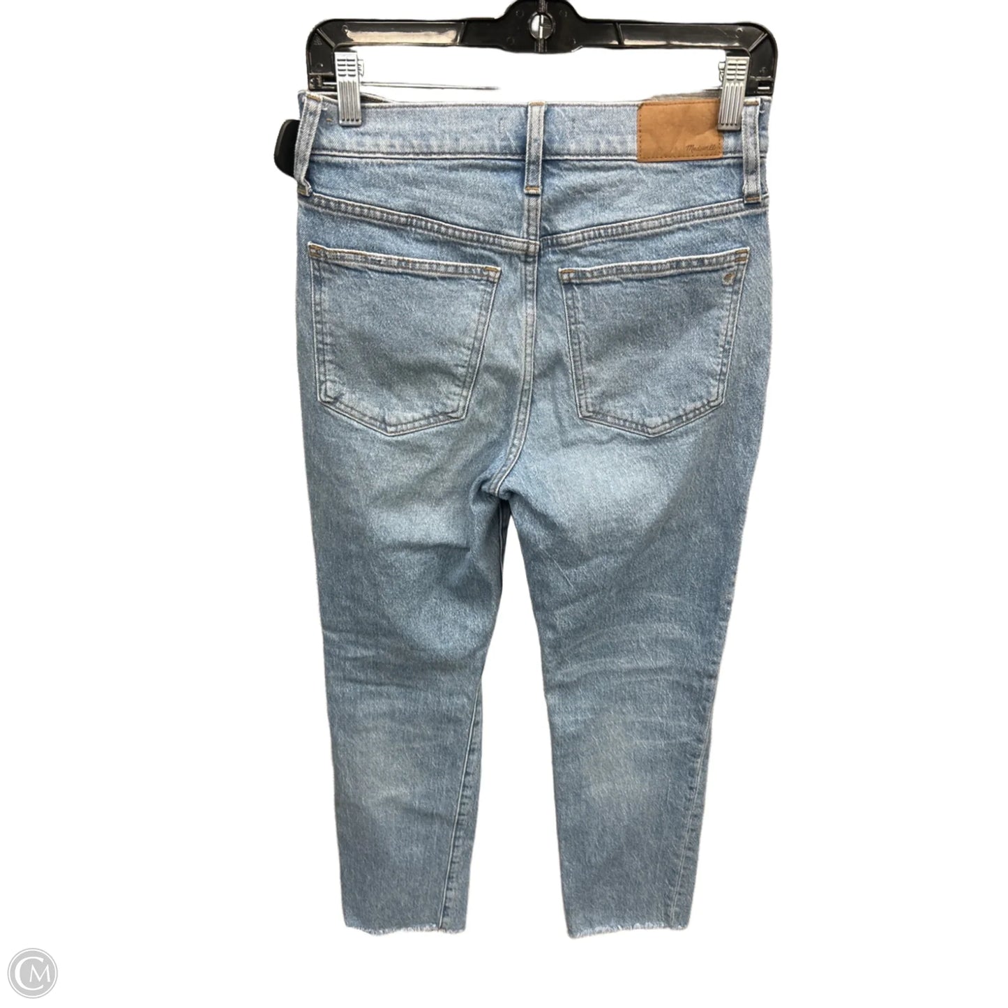 Jeans Straight By Madewell In Blue Denim, Size: 2