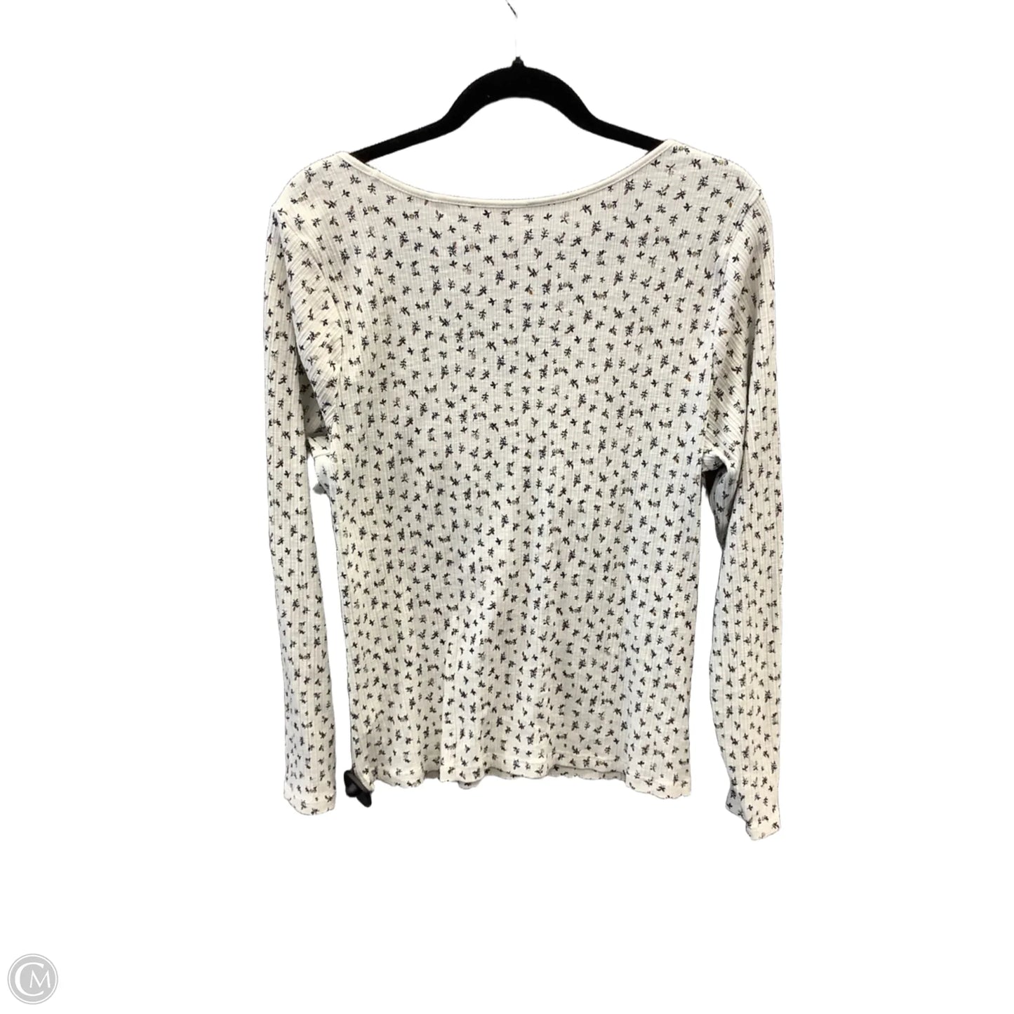 Top Long Sleeve By Old Navy In Cream, Size: Xxl