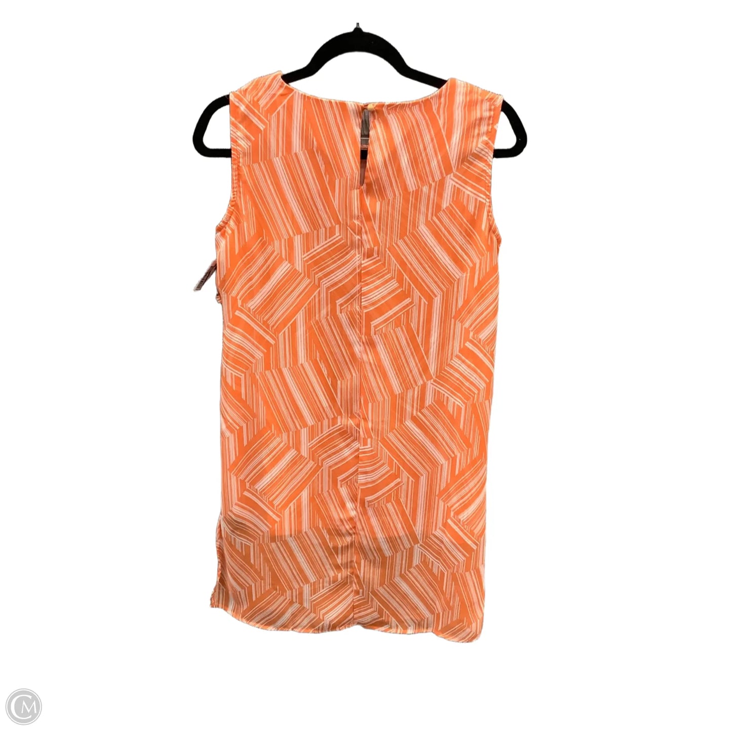 Dress Casual Midi By Cato In Orange, Size: S
