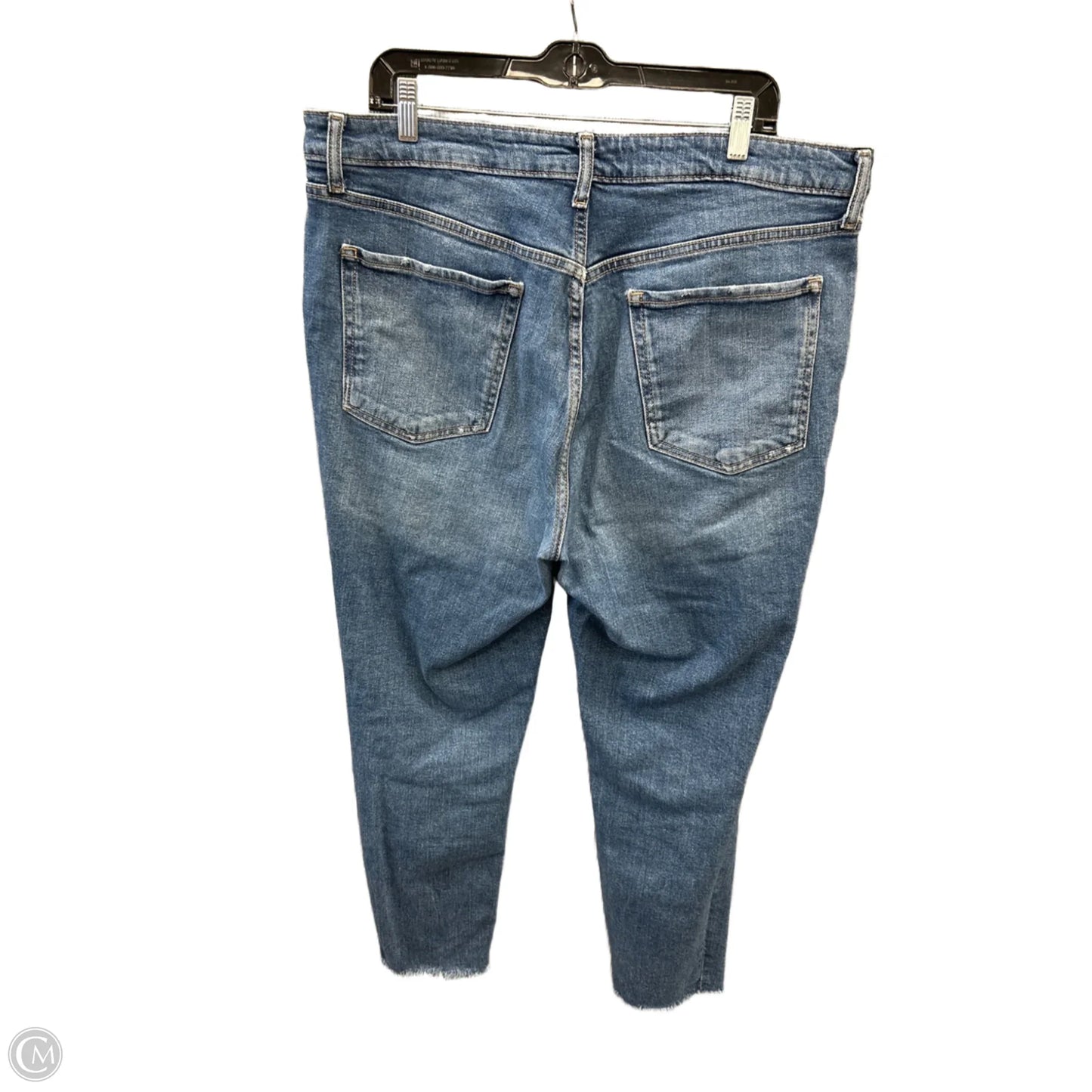 Jeans Straight By Old Navy In Blue Denim, Size: 16