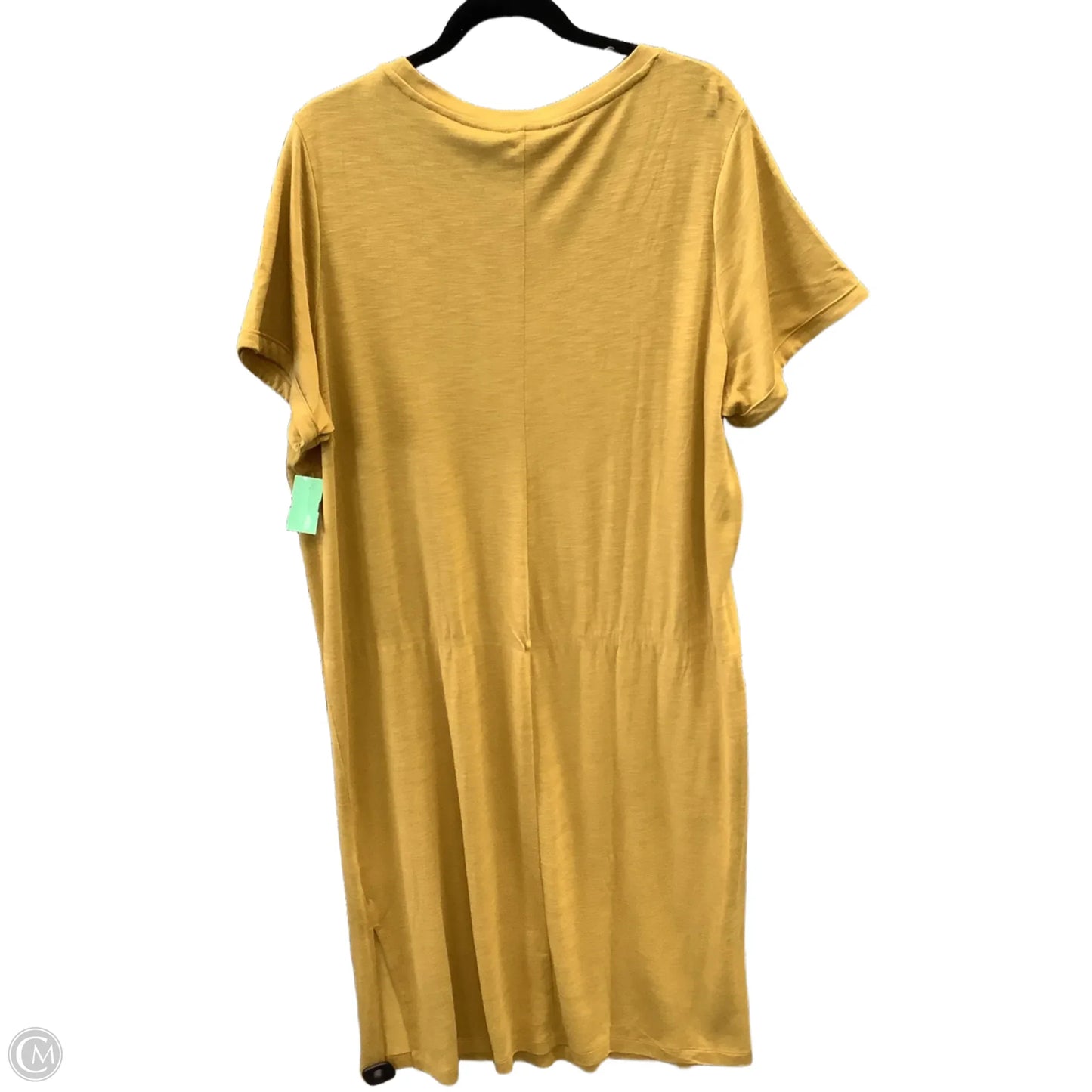 Dress Casual Midi By Jessica Simpson In Yellow, Size: 2x