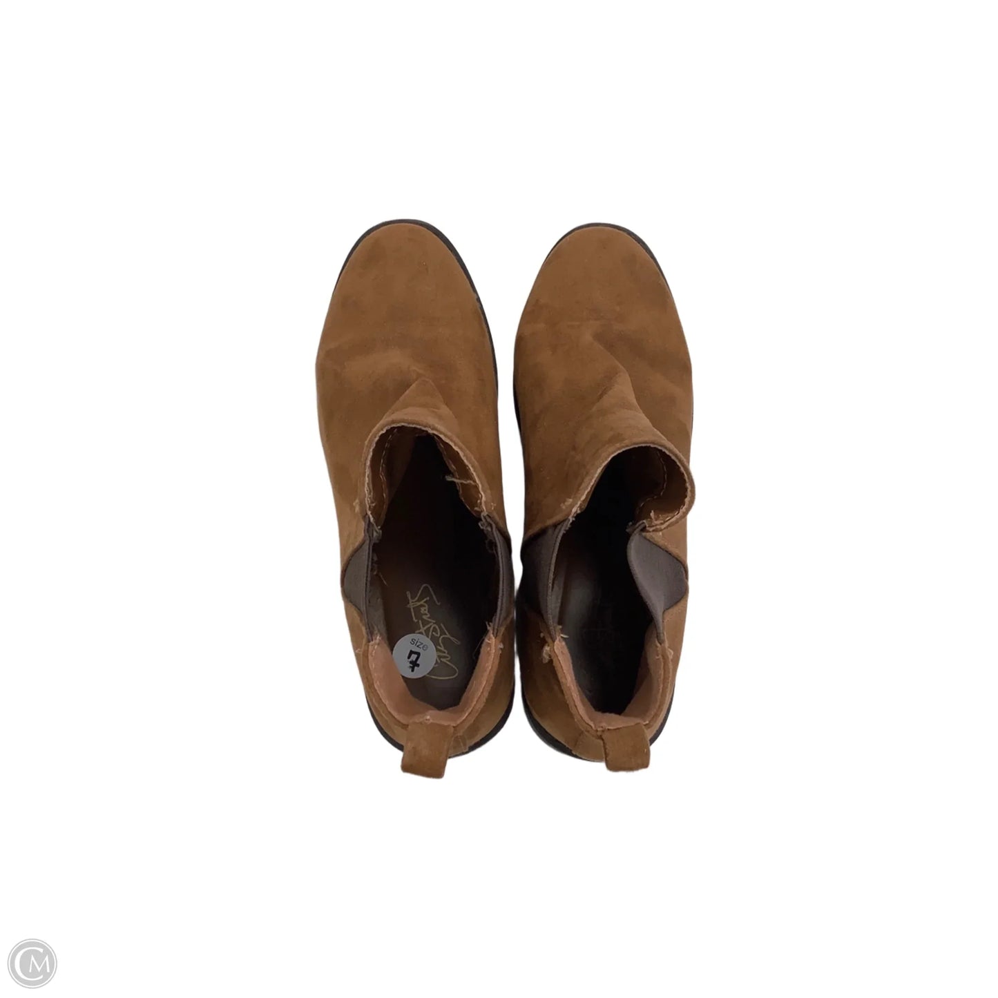 Boots Ankle Flats By City Streets In Brown, Size: 7