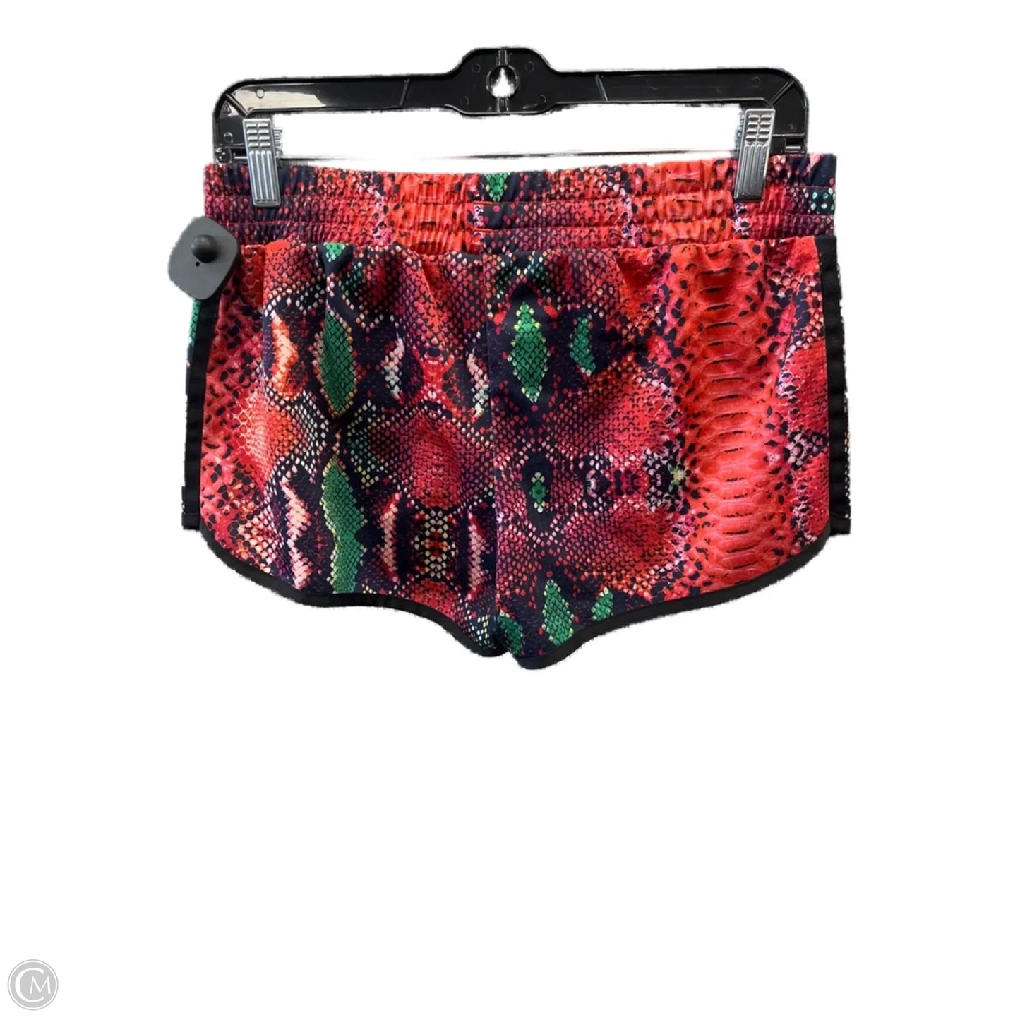 Athletic Shorts By Adidas In Snakeskin Print, Size: M
