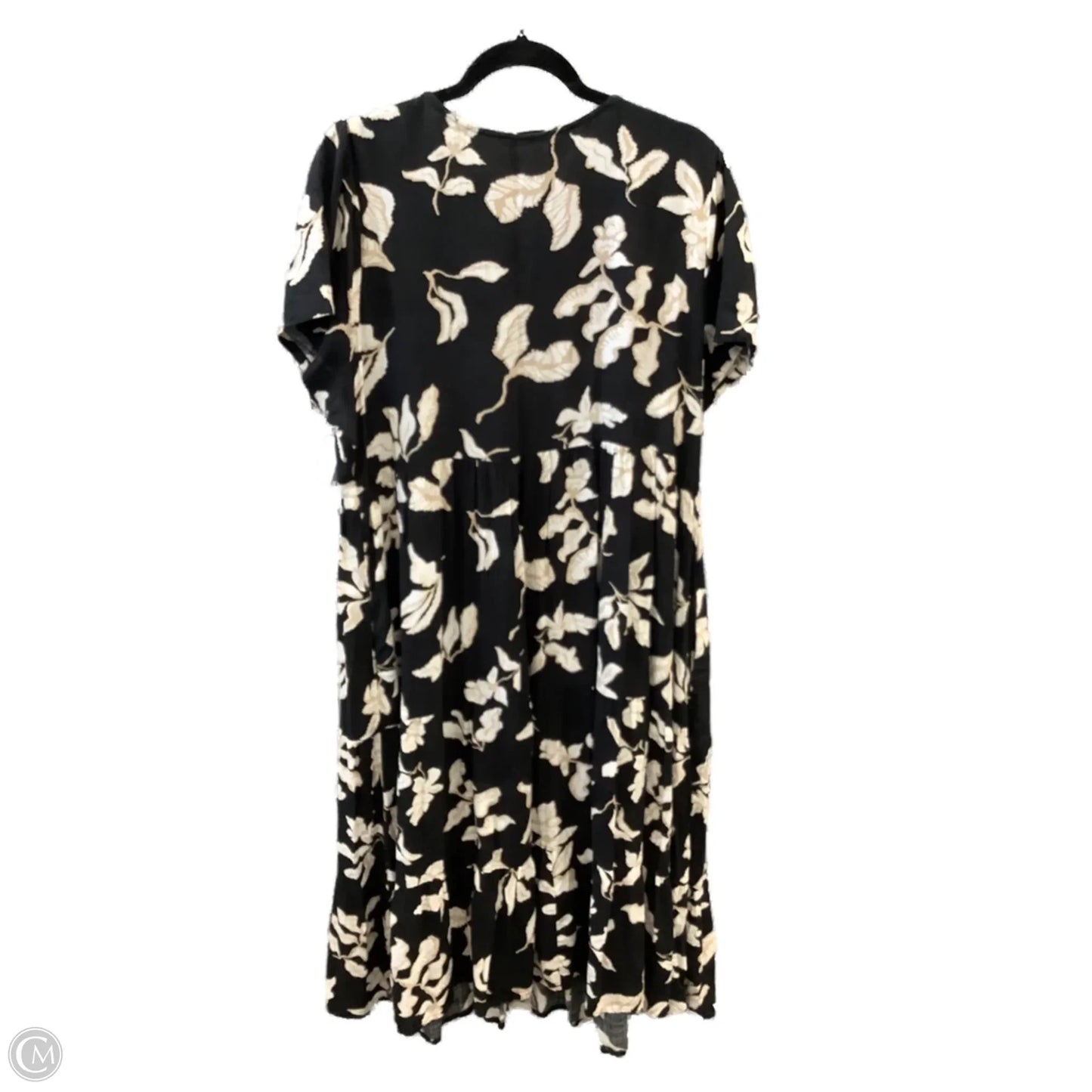 Dress Casual Maxi By Sonoma In Black & Tan, Size: Xxl