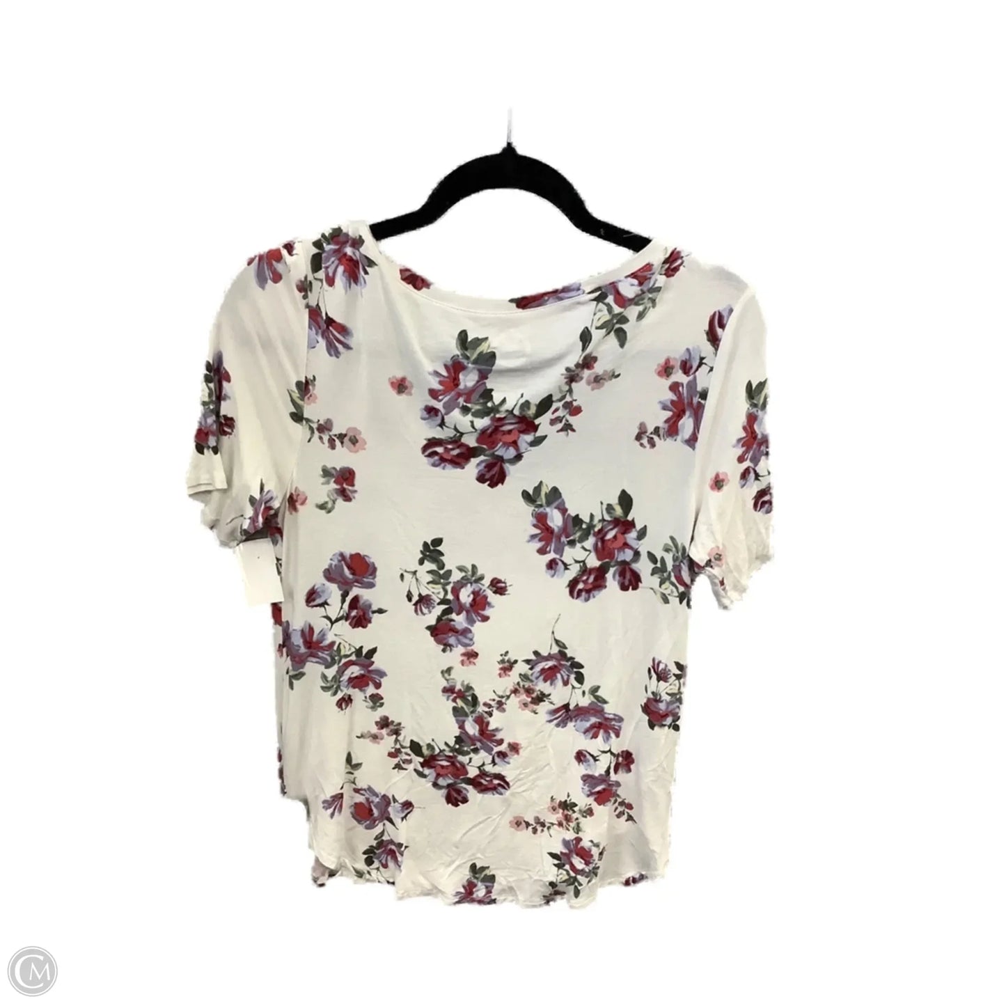 Top Short Sleeve By Maurices In White, Size: M