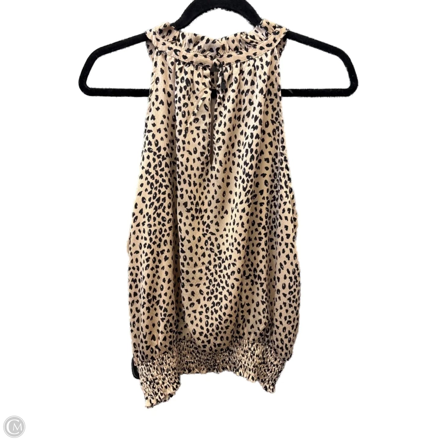 Top Sleeveless By Thml In Animal Print, Size: L