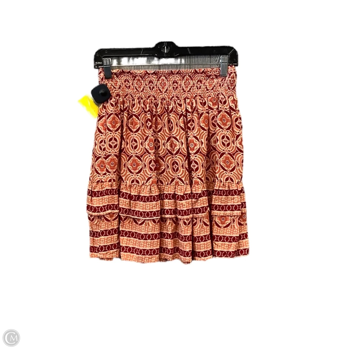 Skirt Mini & Short By Rachel Zoe In Orange & Red, Size: 2