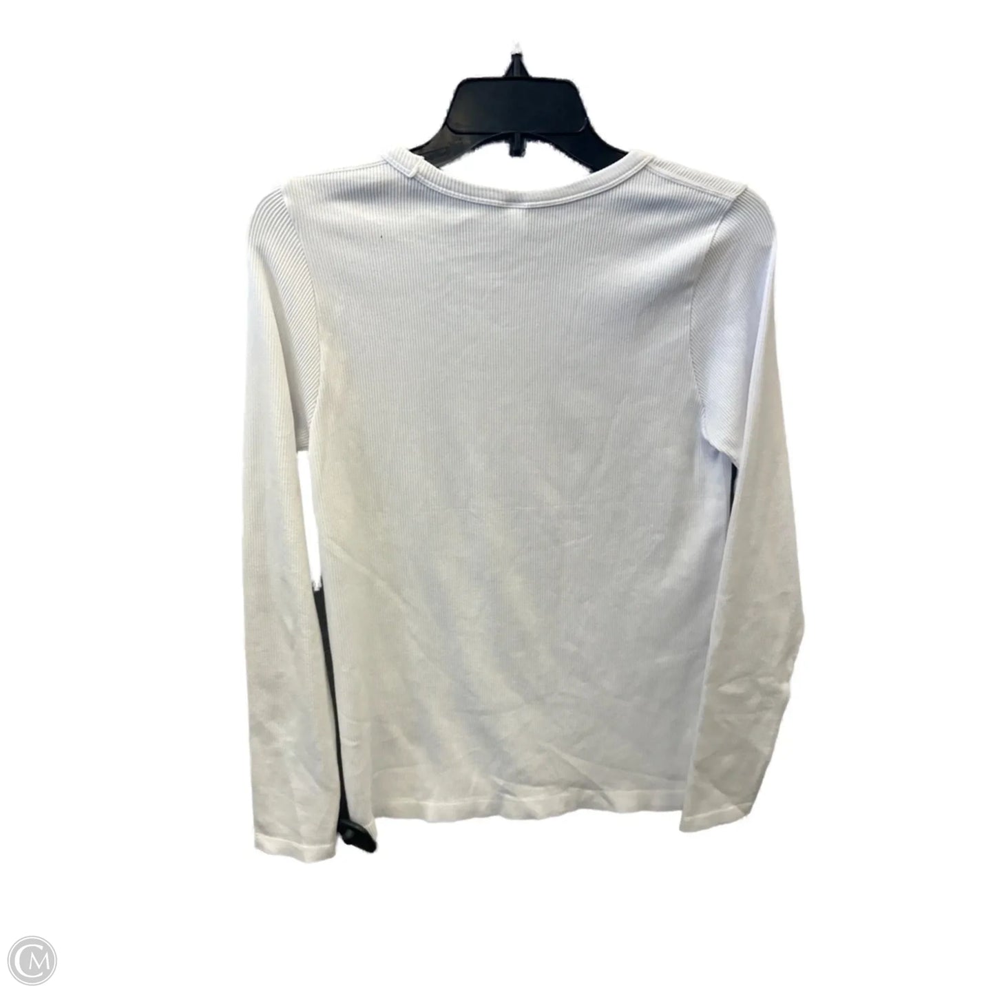 Athletic Top Long Sleeve Crewneck By 90 Degrees By Reflex In White, Size: Xl