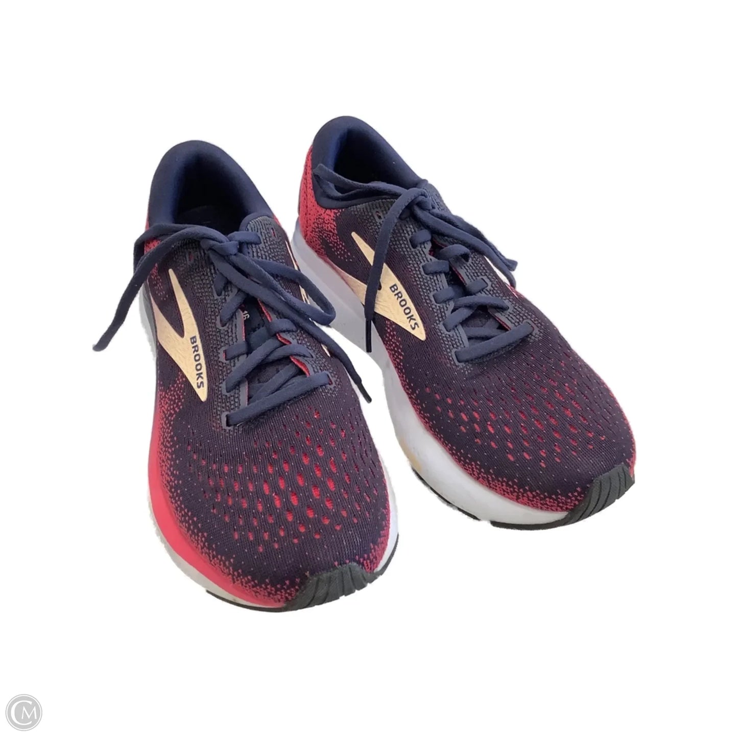 Shoes Athletic By Brooks In Blue & Red, Size: 9