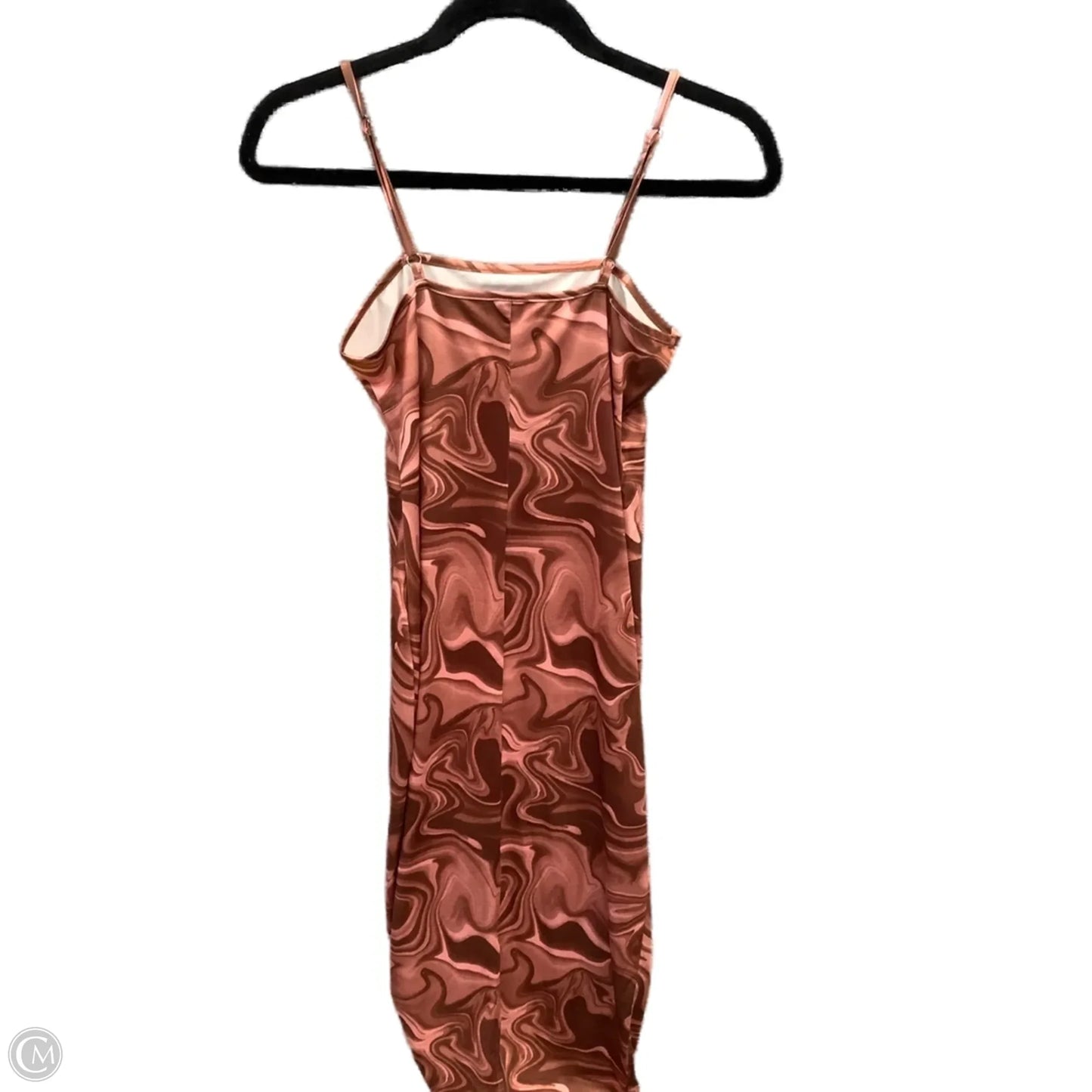 Dress Casual Midi By Shein In Brown, Size: Xs