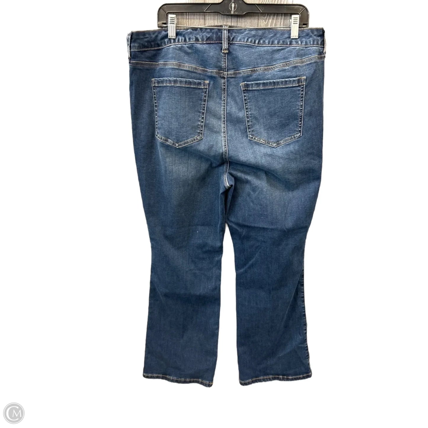 Jeans Boot Cut By Torrid In Blue Denim, Size: 16