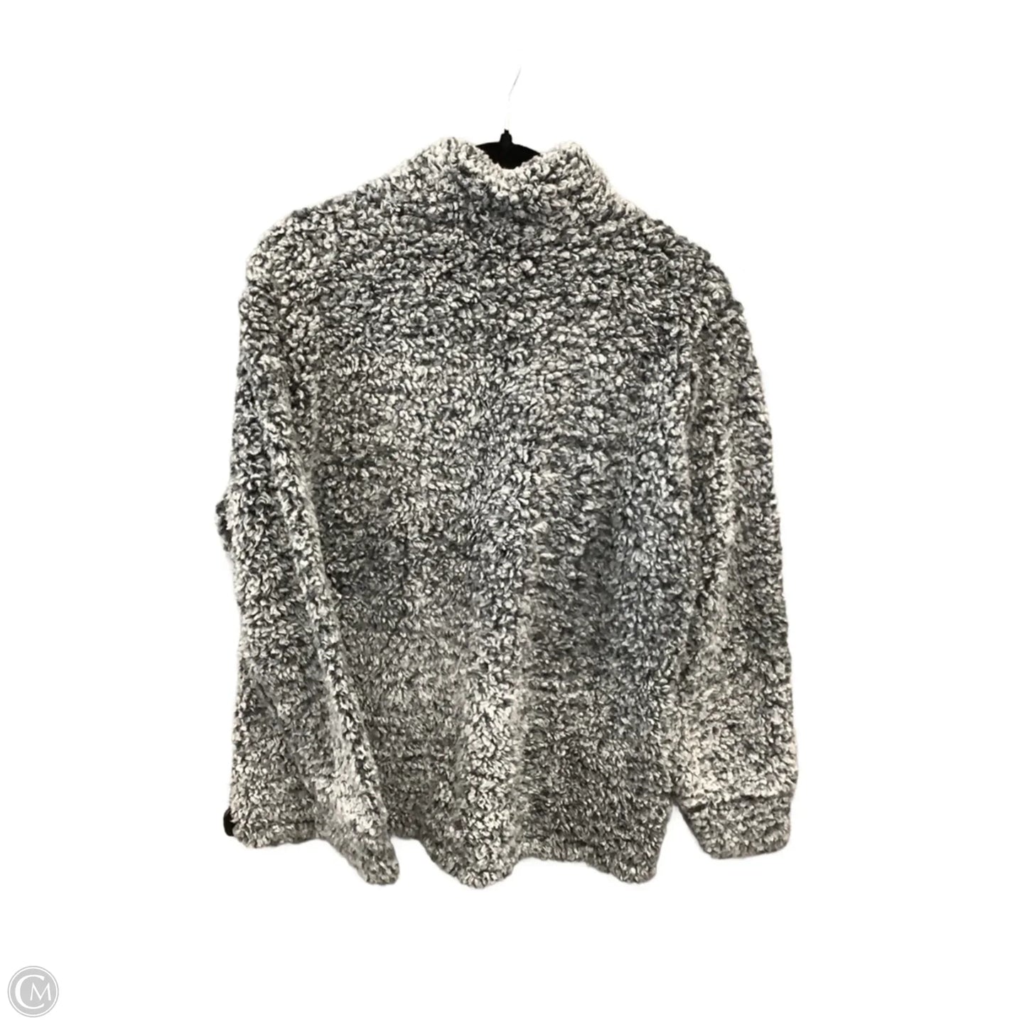 Jacket Faux Fur & Sherpa By Weatherproof In Grey, Size: Xl