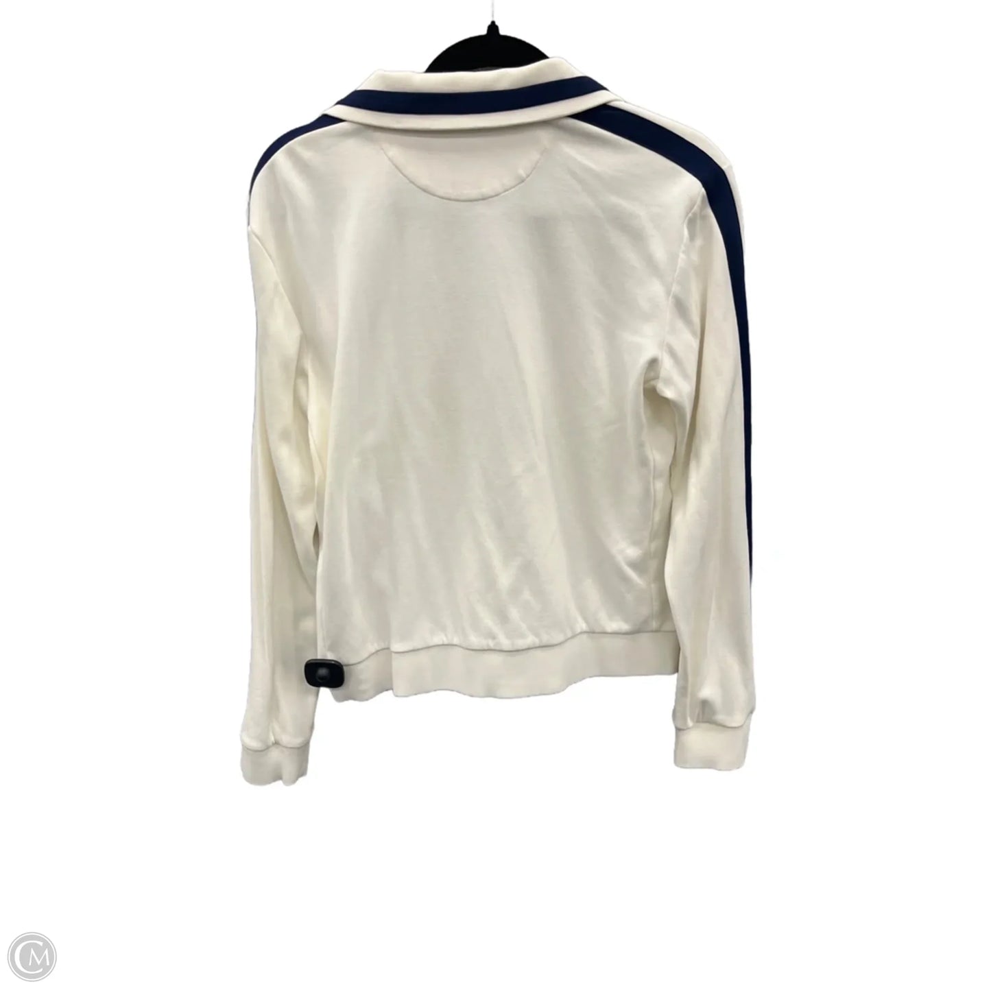 Athletic Jacket By Ralph Lauren Blue Label In White, Size: L