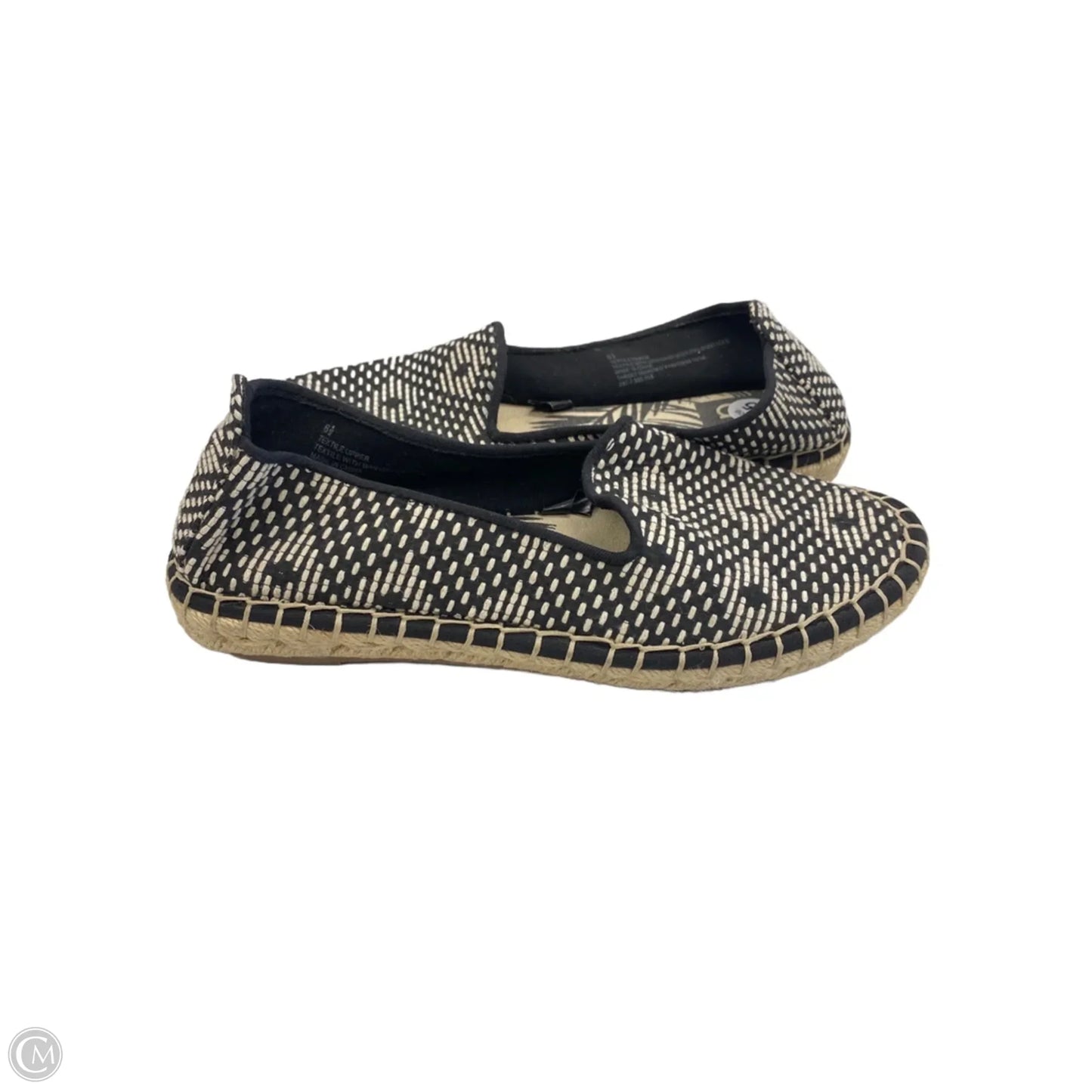 Shoes Flats By Dv In Black, Size: 6.5