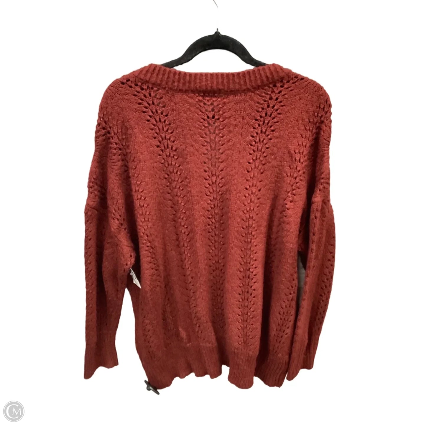 Sweater By Clothes Mentor In Red, Size: 2x