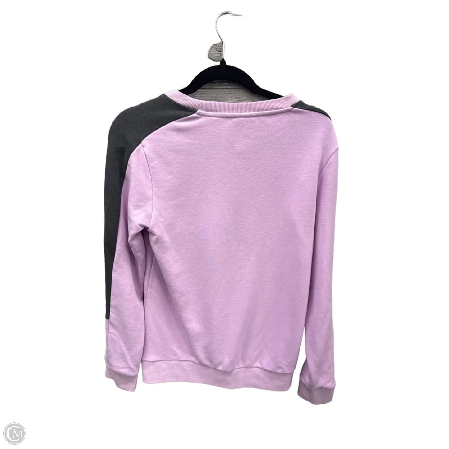 Athletic Sweatshirt Crewneck By Adidas In Purple, Size: M