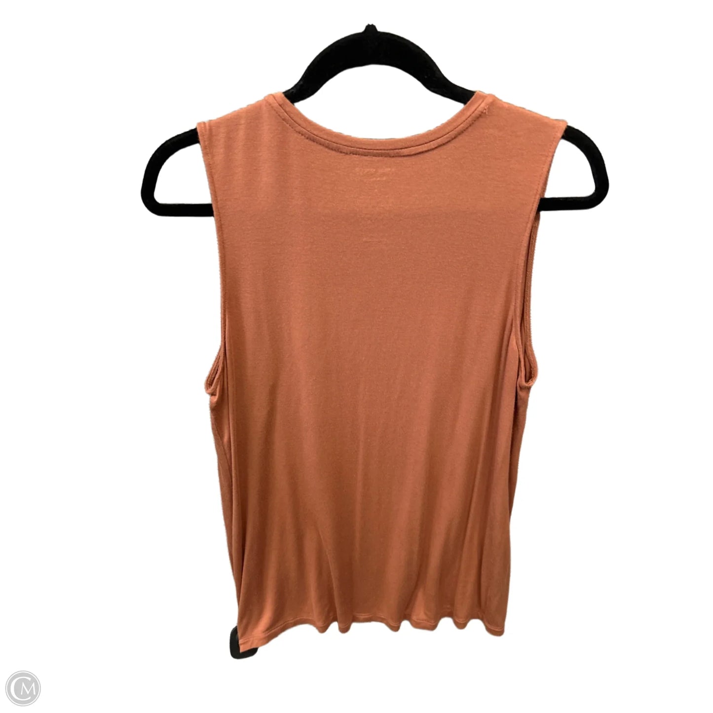 Top Sleeveless By Nine West In Orange, Size: L