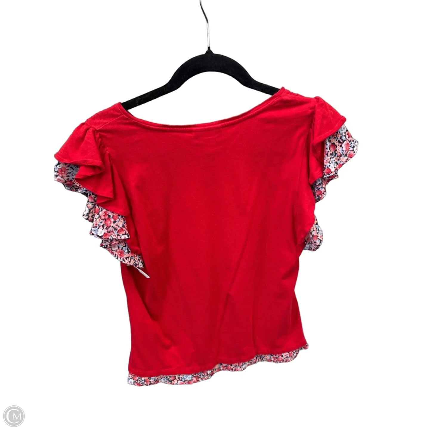 Top Short Sleeve By Clothes Mentor In Red, Size: S