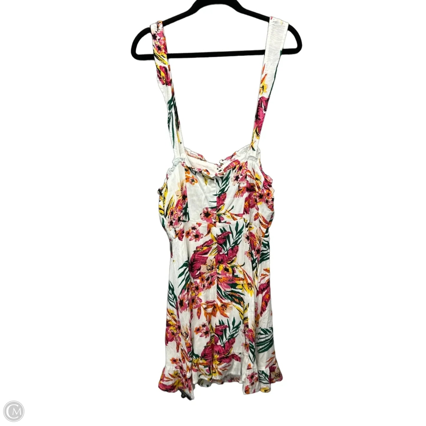 Dress Casual Short By Express In Floral Print, Size: M