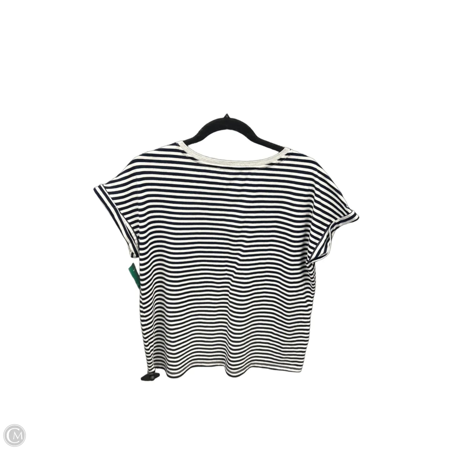 Top Short Sleeve By Rose And Olive In Striped Pattern, Size: L