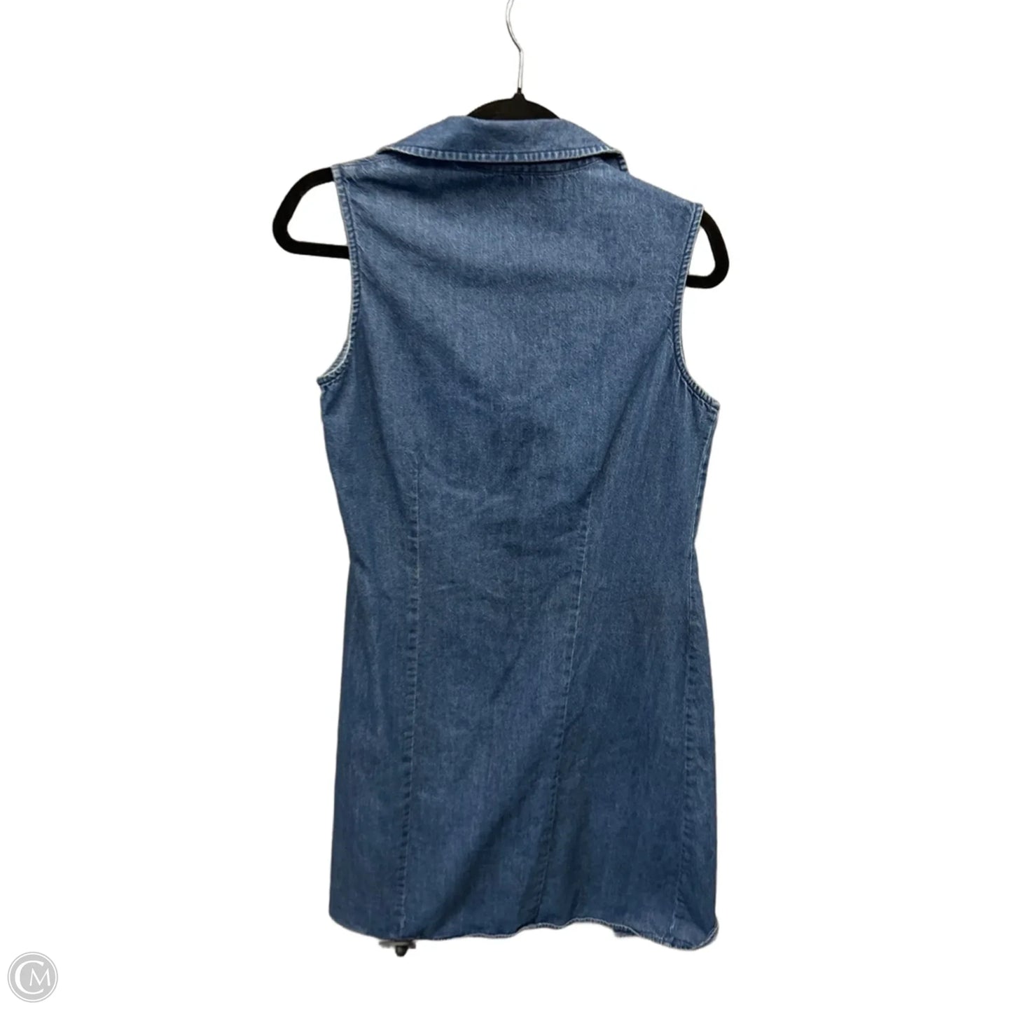 Dress Casual Midi By Gap In Blue Denim, Size: S