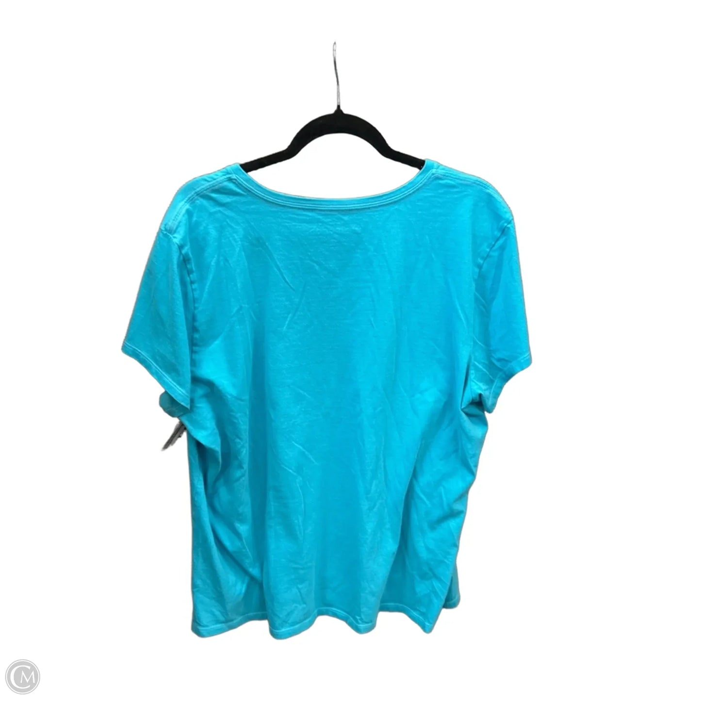 Top Short Sleeve By Life Is Good In Blue, Size: Xxl